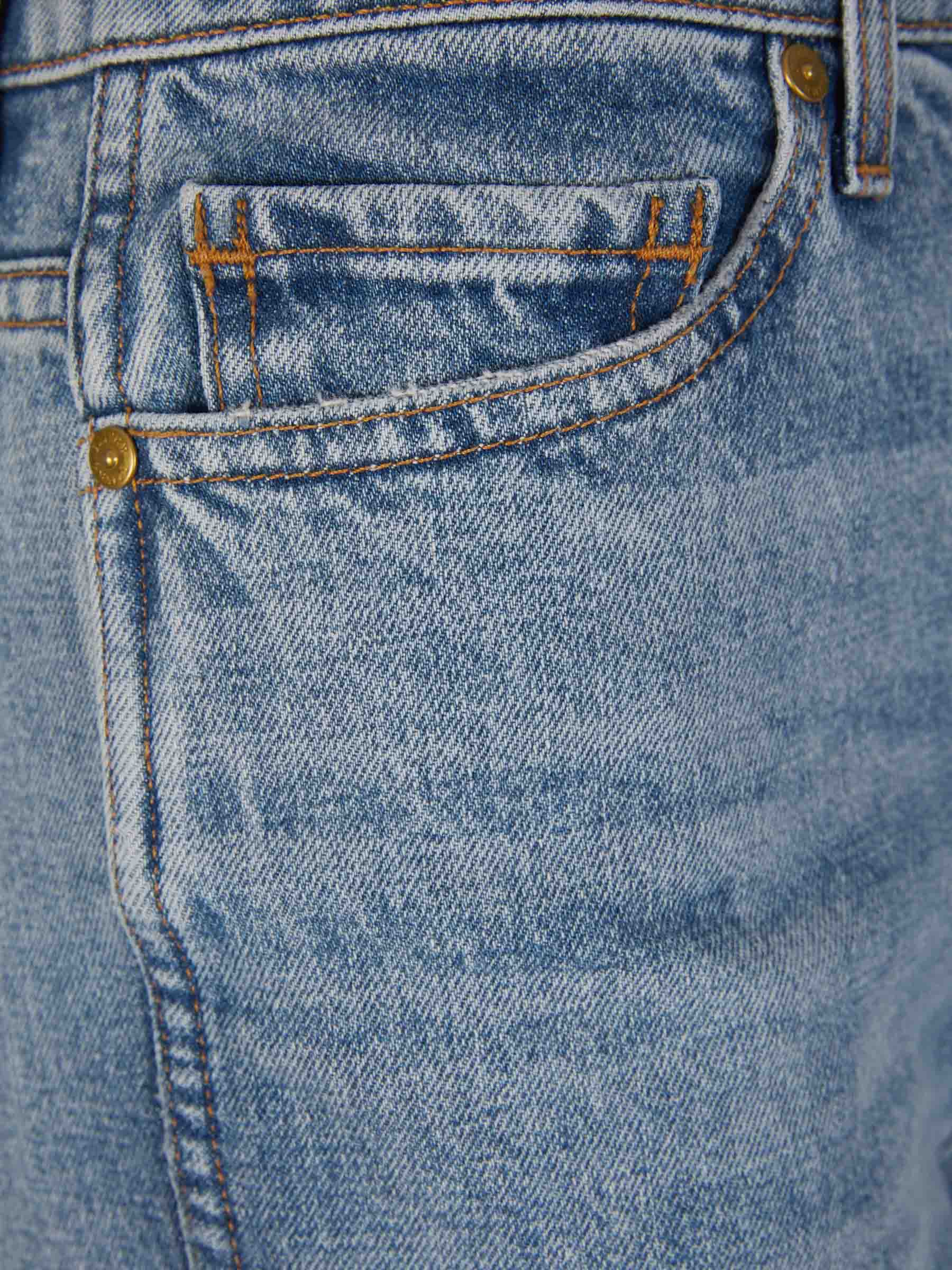 Outlet online Khaite Mujer Jeans Abigail Algodón color Azul Denim sku 763-001503 01 - Foto 4