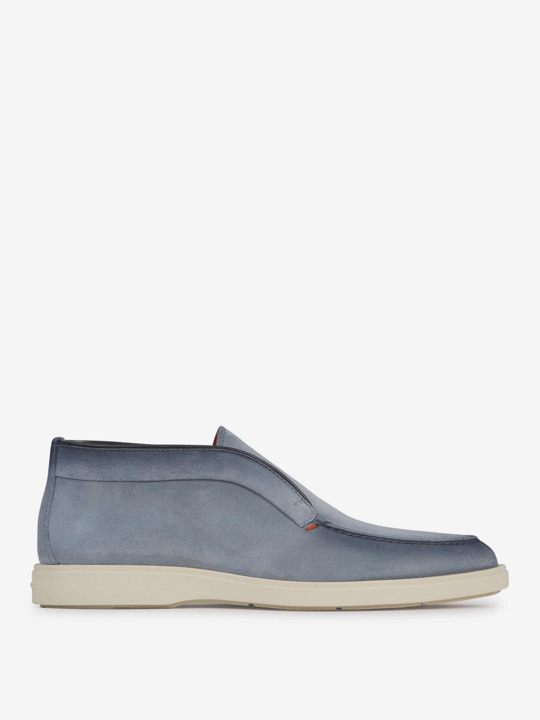 Outlet online Santoni Hombre Mocasines Altos Piel color Azul Denim sku 611-004409 02 - Foto 1