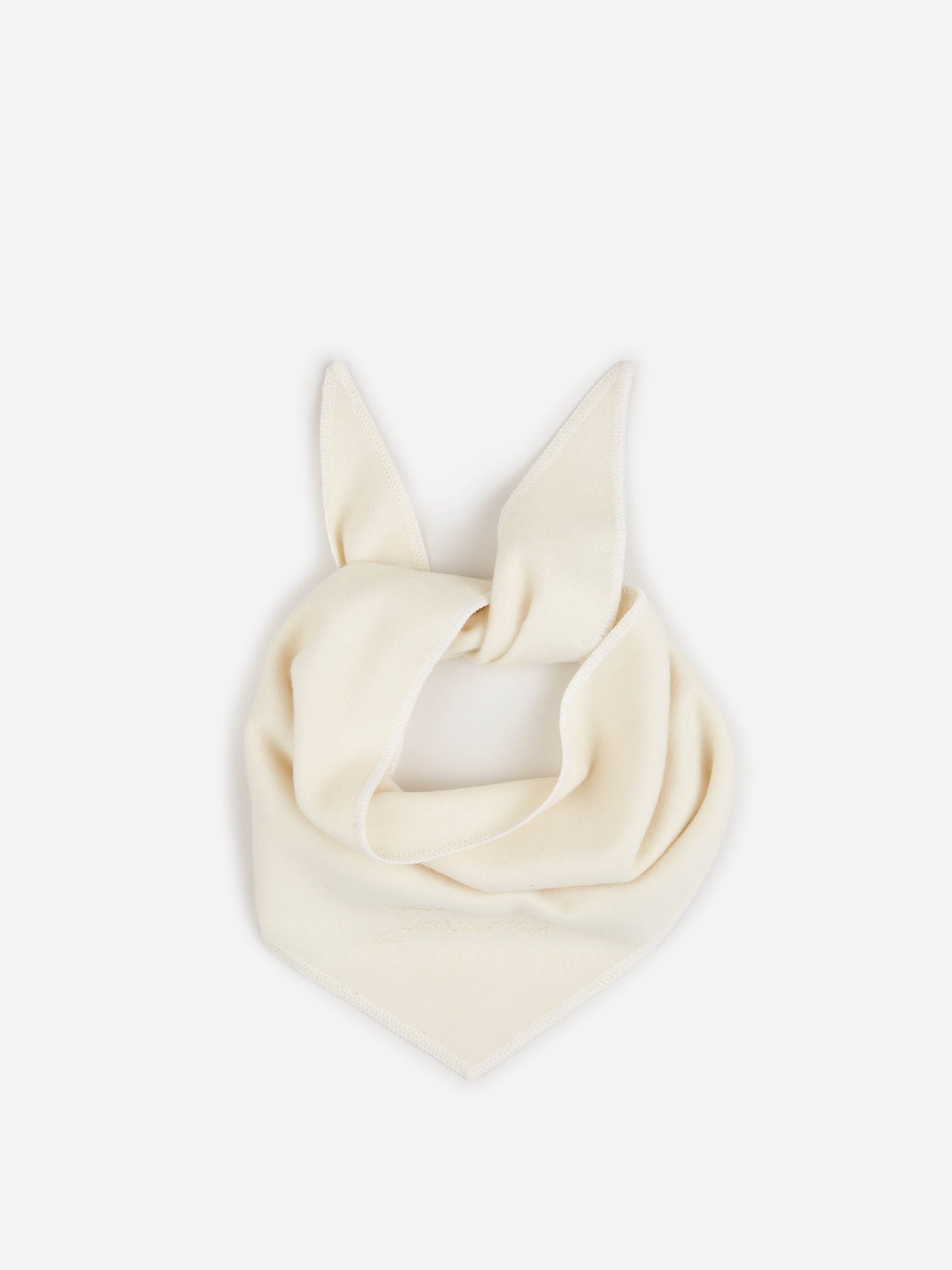 Outlet online Jacquemus Mujer Bandana Cachemiro color Beige sku 796-000120 01 - Foto 2