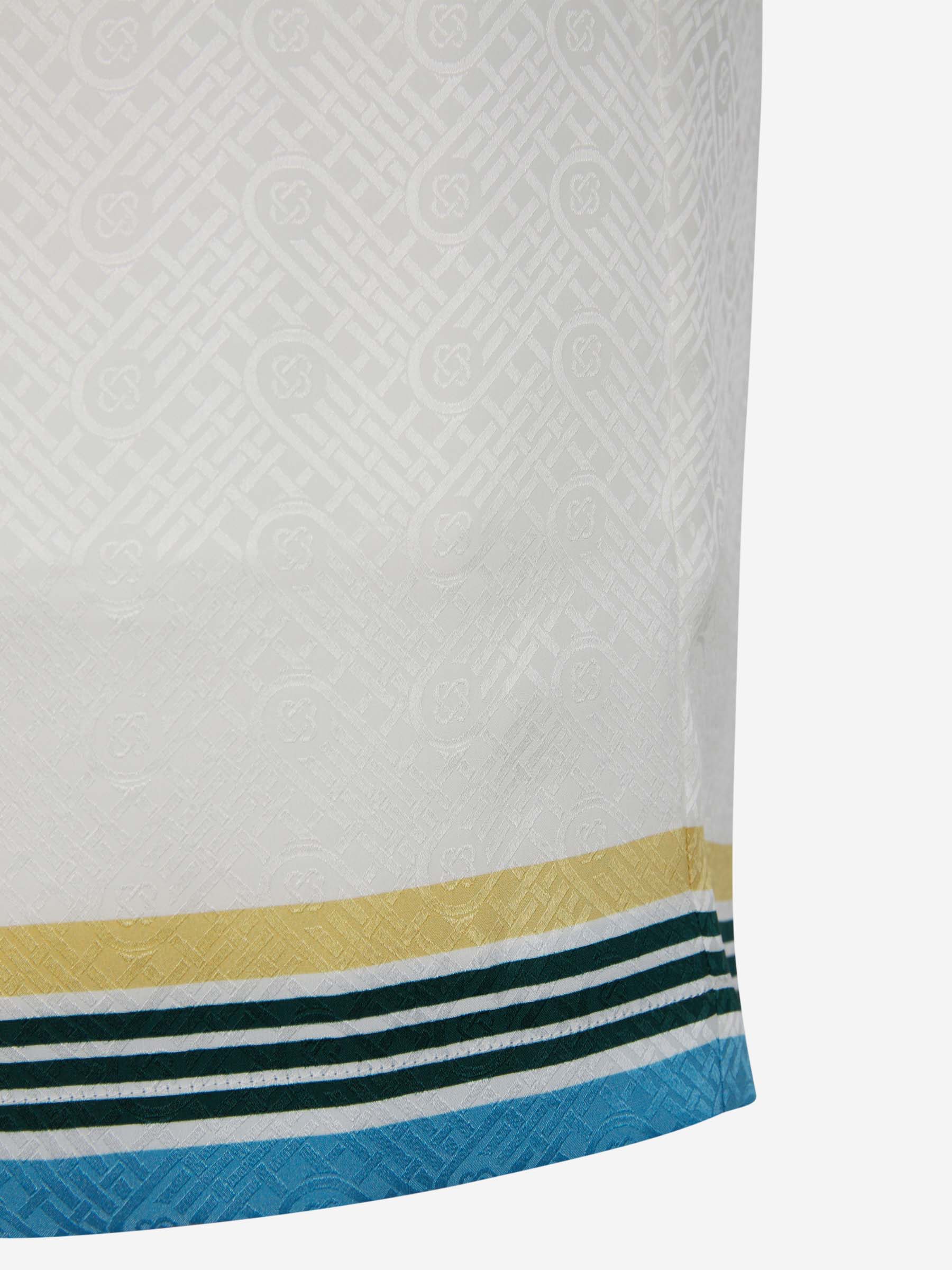 Outlet online Casablanca Hombre Bermudas Seda Casa Way color Marfil sku 523-000907 01 - Foto 4