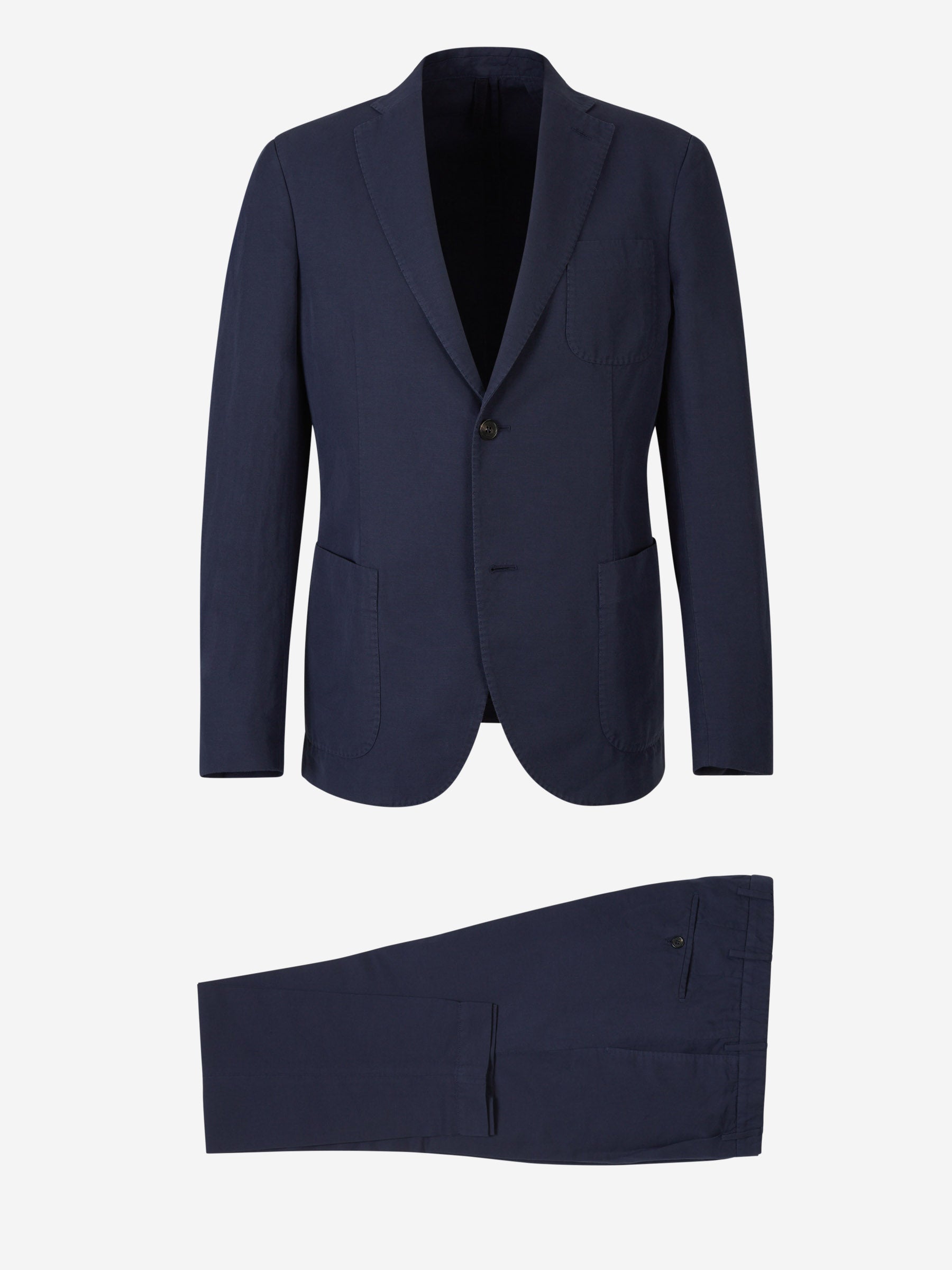 Outlet online Incotex Hombre Traje Liso Lino color Azul Marino sku 312-002812 03 - Foto 1
