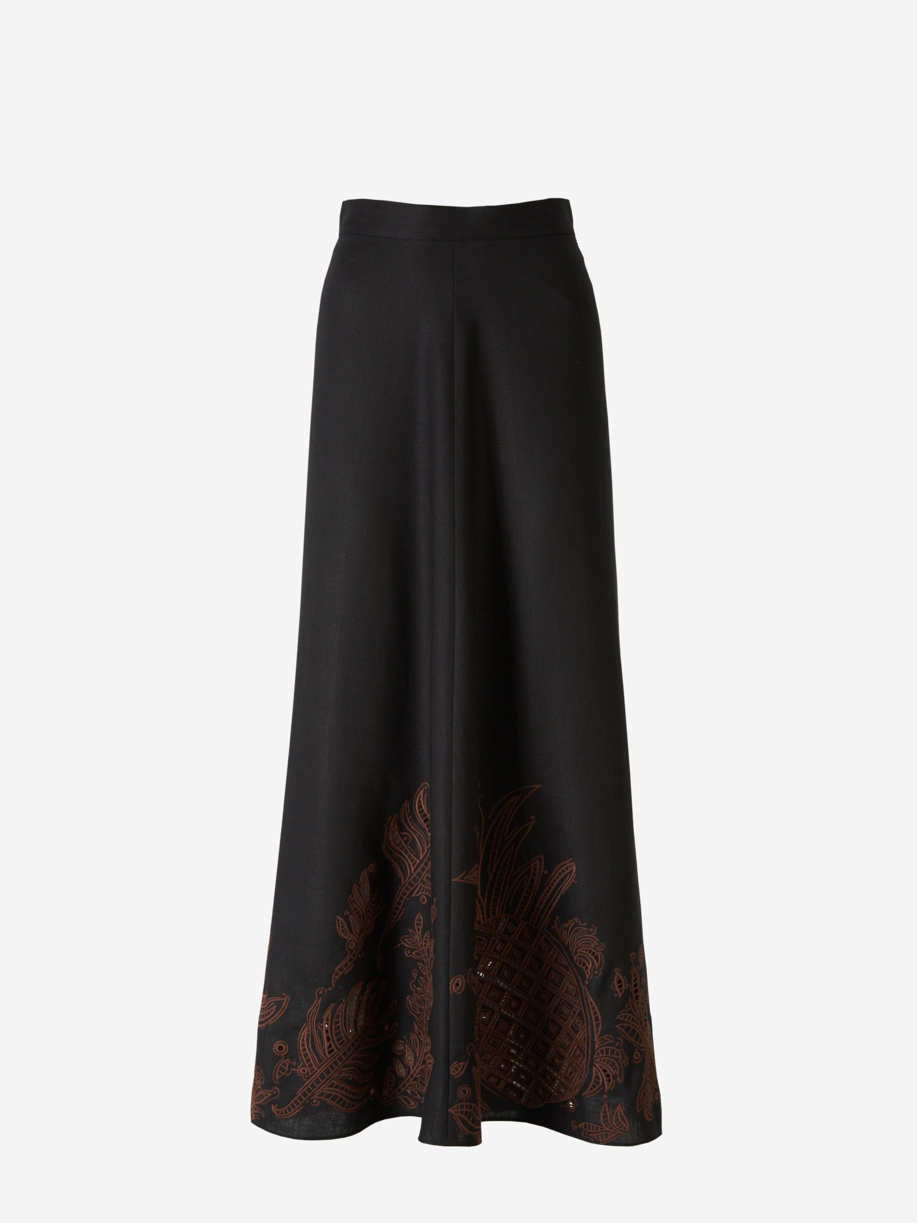 Outlet online Dorothee Schumacher Mujer Falda Midi Lino Texturizada color Negro sku 750-001455 01 - Foto 2
