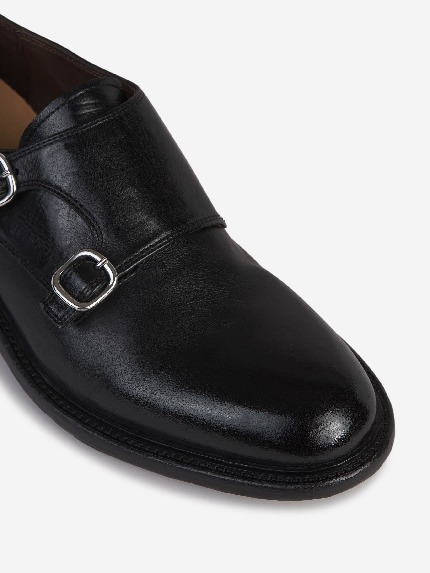 Outlet online Green George Hombre Zapatos Doble Hebilla color Negro sku 611-004432 01 - Foto 5