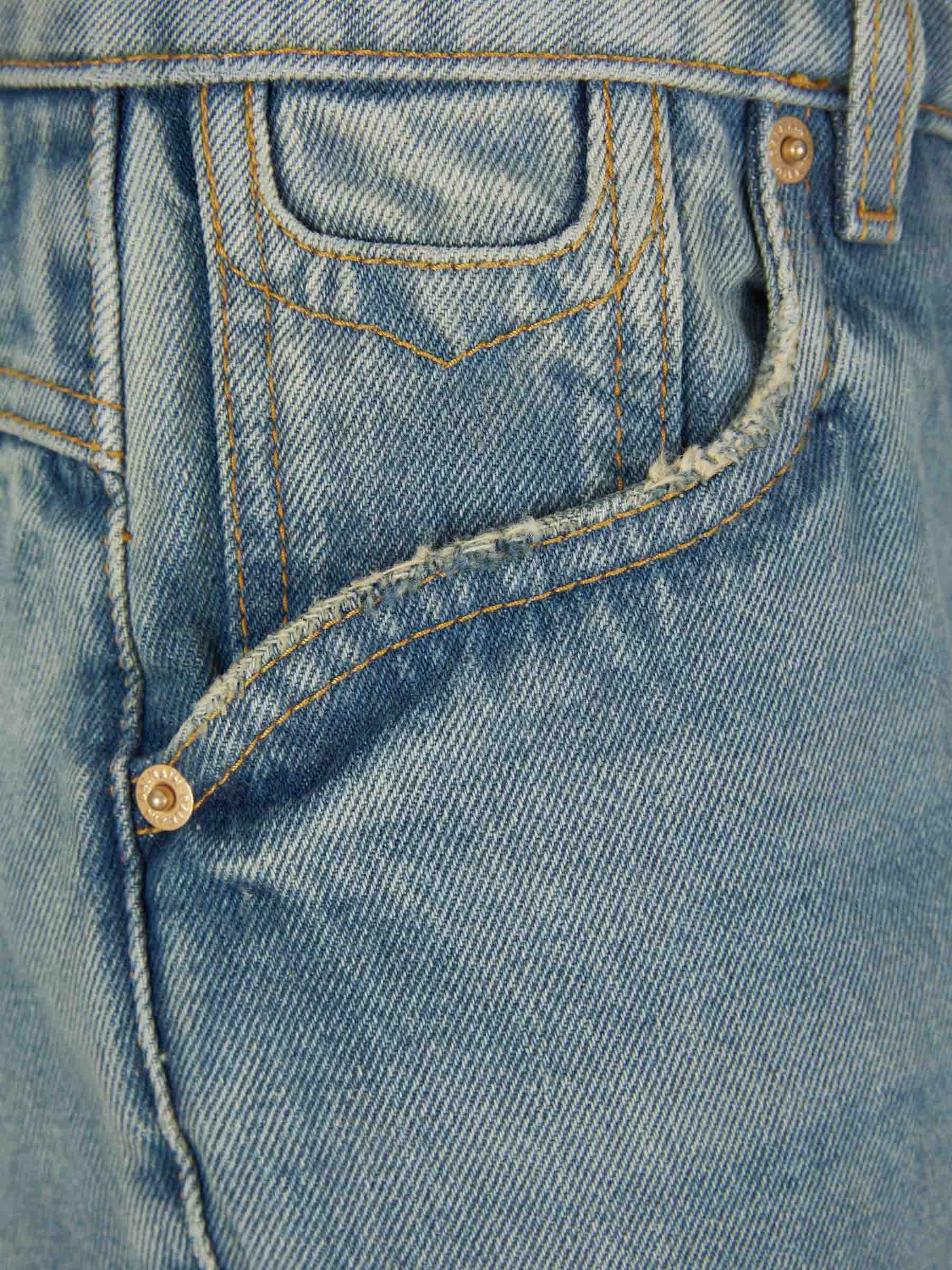 Outlet online Balmain Mujer Jeans Flare Algodón color Azul Denim sku 763-001489 00 - Foto 4