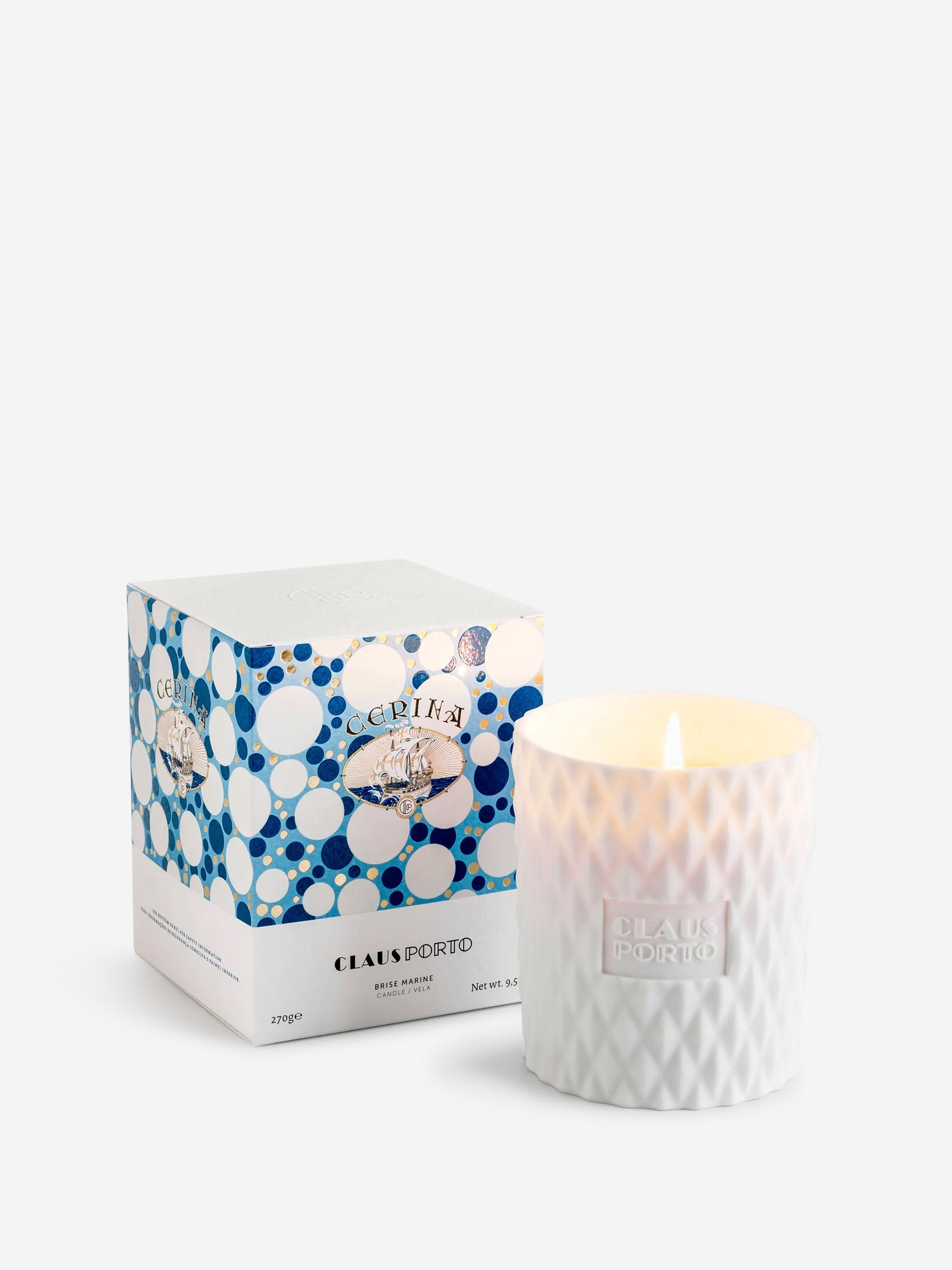 Outlet online Claus Porto Mujer Vela de Cerina Brise Marine color Azul Celeste sku 895-000142 04 - Foto 1