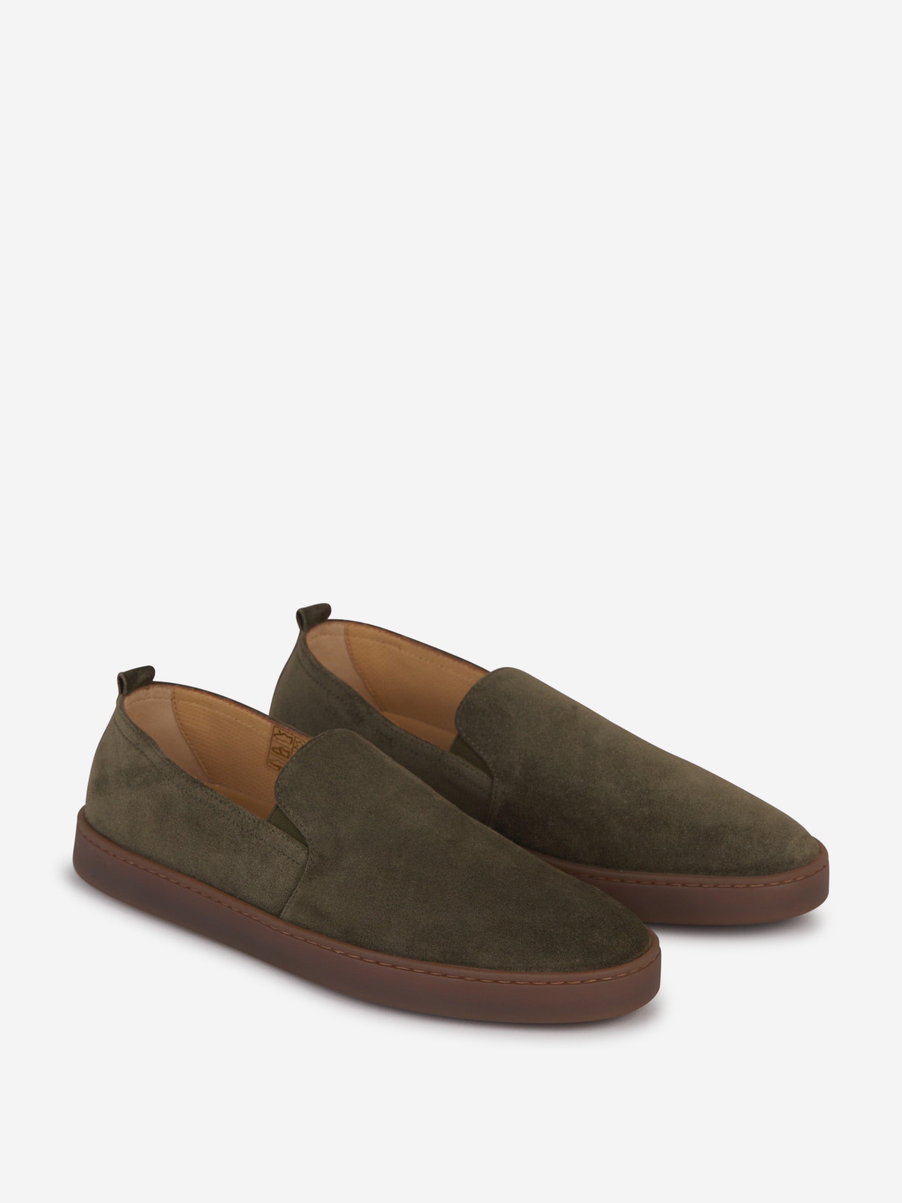 Outlet online Henderson Baracco Hombre Mocasines Rodi.55 color Verde Oscuro sku 611-004392 02 - Foto 2