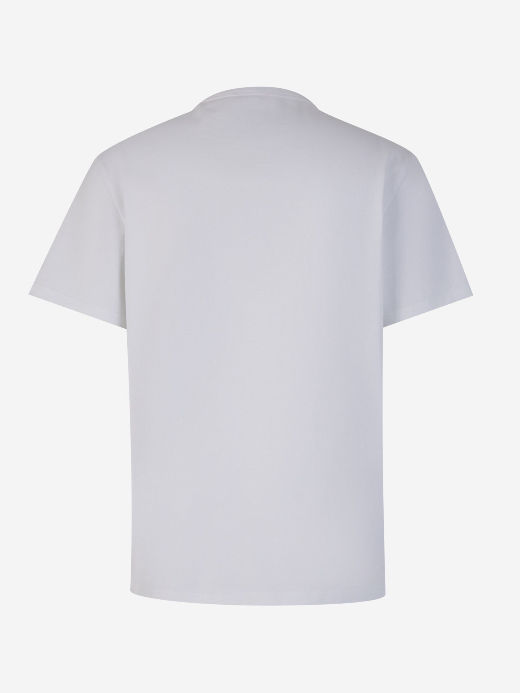 Outlet online McQueen Hombre Camiseta Logo Algodón color Blanco sku 553-003586 01 - Foto 2