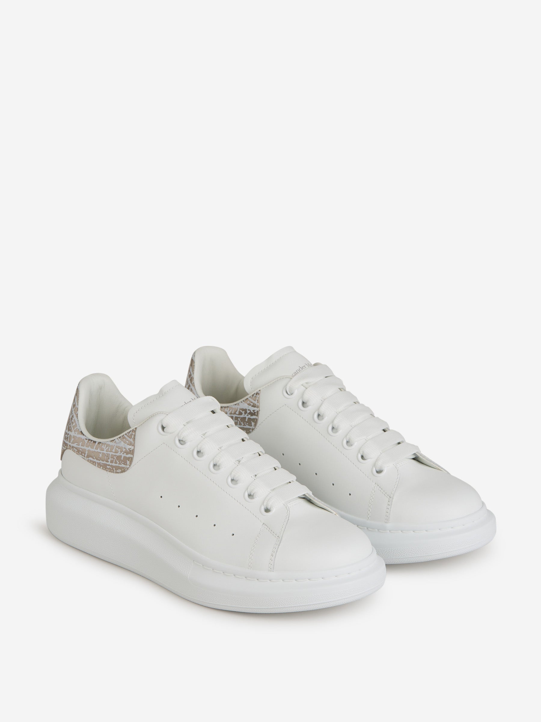 Outlet online McQueen Hombre Sneakers Oversized Piel color Blanco sku 616-002618 01 - Foto 2