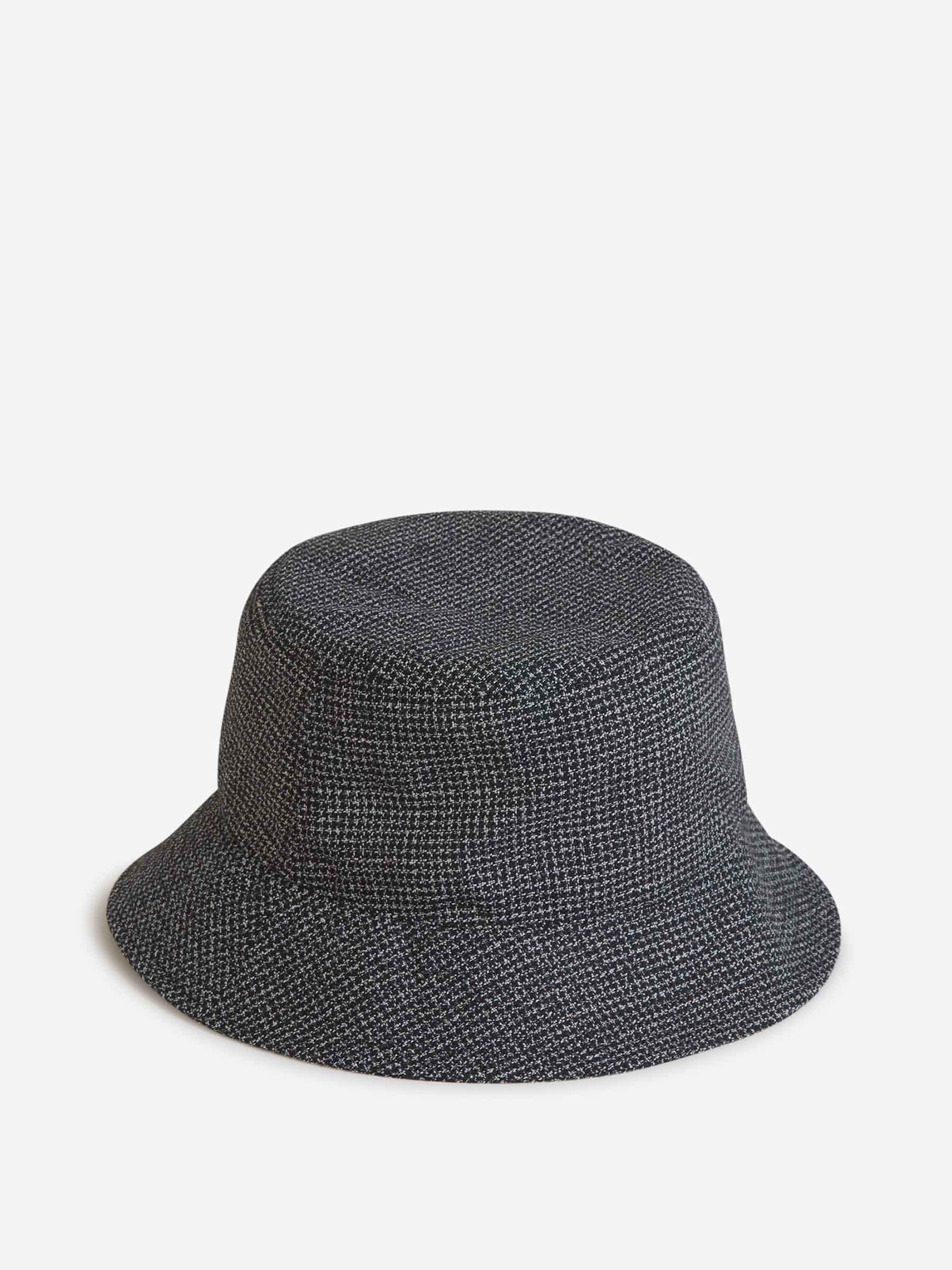 Outlet online Lardini Hombre Sombrero Pescador Lana color Blanco y Negro sku 695-001262 01 - Foto 2