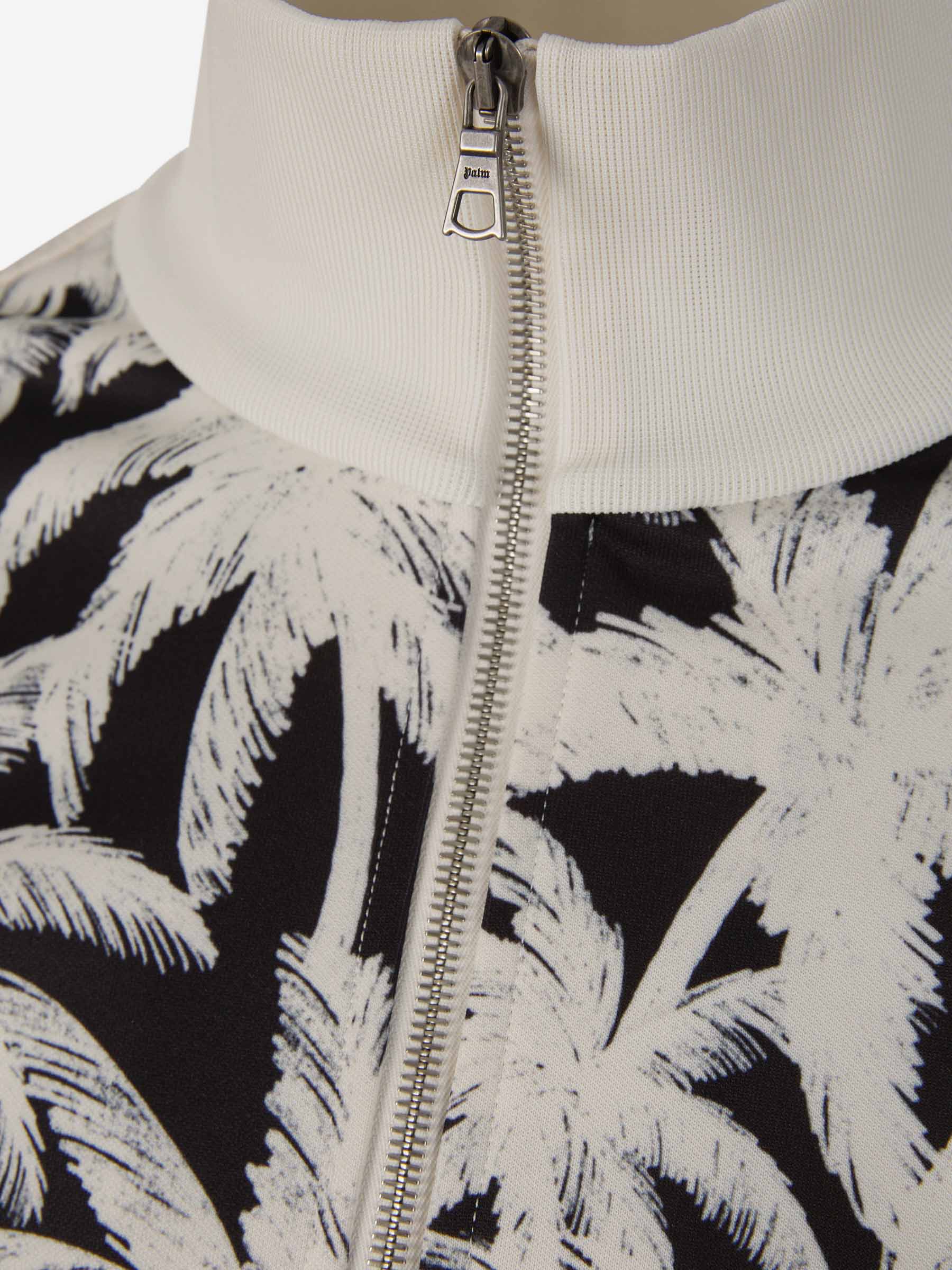 Outlet online Palm Angels Hombre Chaqueta Track Palmeras color Crema sku 512-002187 01 - Foto 4