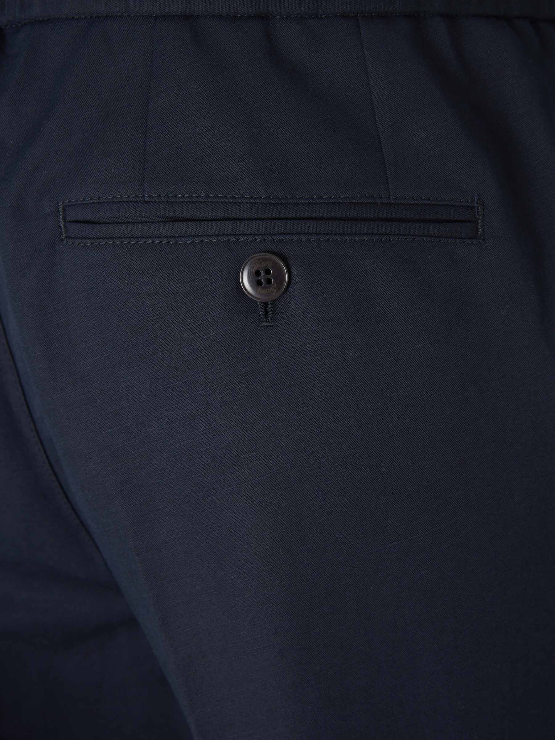 Outlet online Brioni Hombre Pantalones Formales Pinzas color Azul Marino sku 521-002986 02 - Foto 4