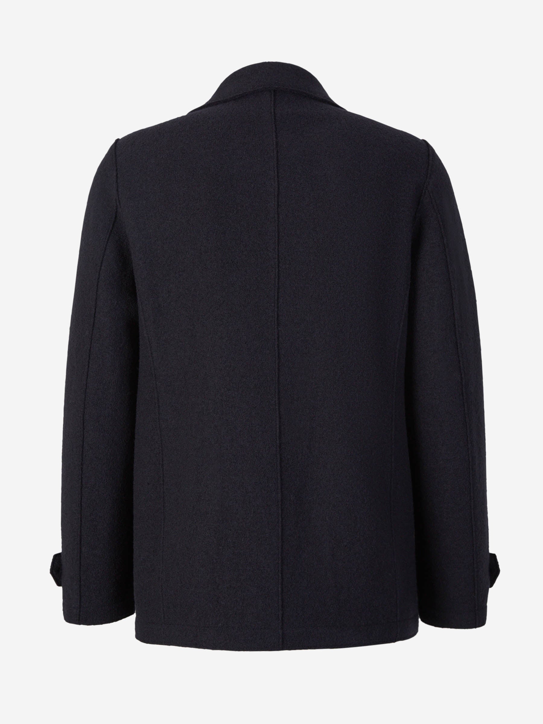 Harris Wharf Abrigo Cruzado Lana color Negro sku 502-001539 02 - Foto 2