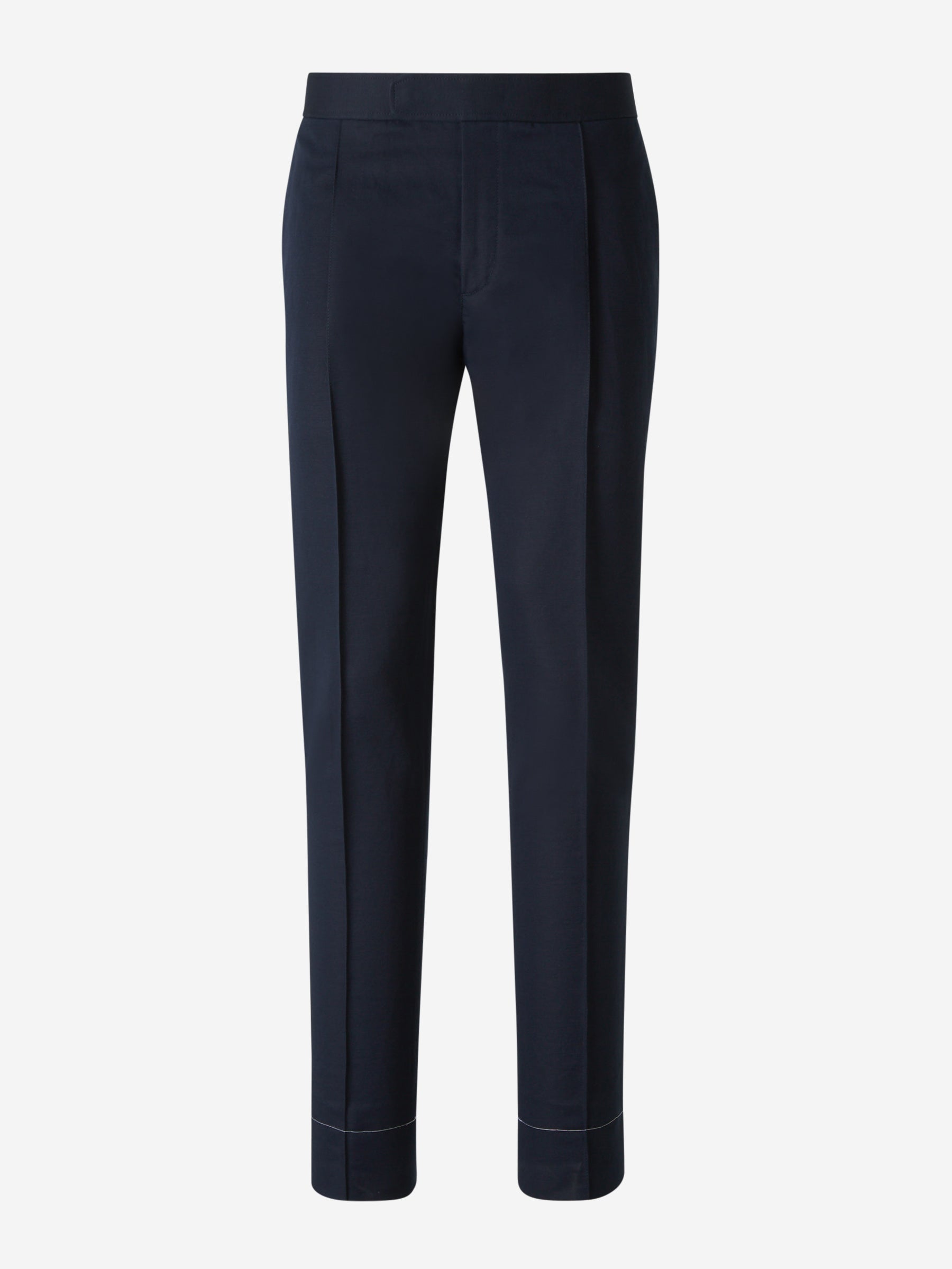 Outlet online Brioni Hombre Pantalones Formales Pinzas color Azul Marino sku 521-002986 02 - Foto 1