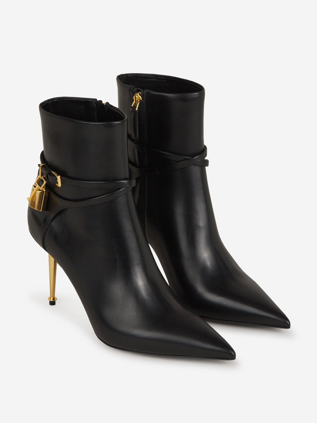 Tom Ford Botines Candado Piel color Negro sku 800-004777 01 - Foto 2