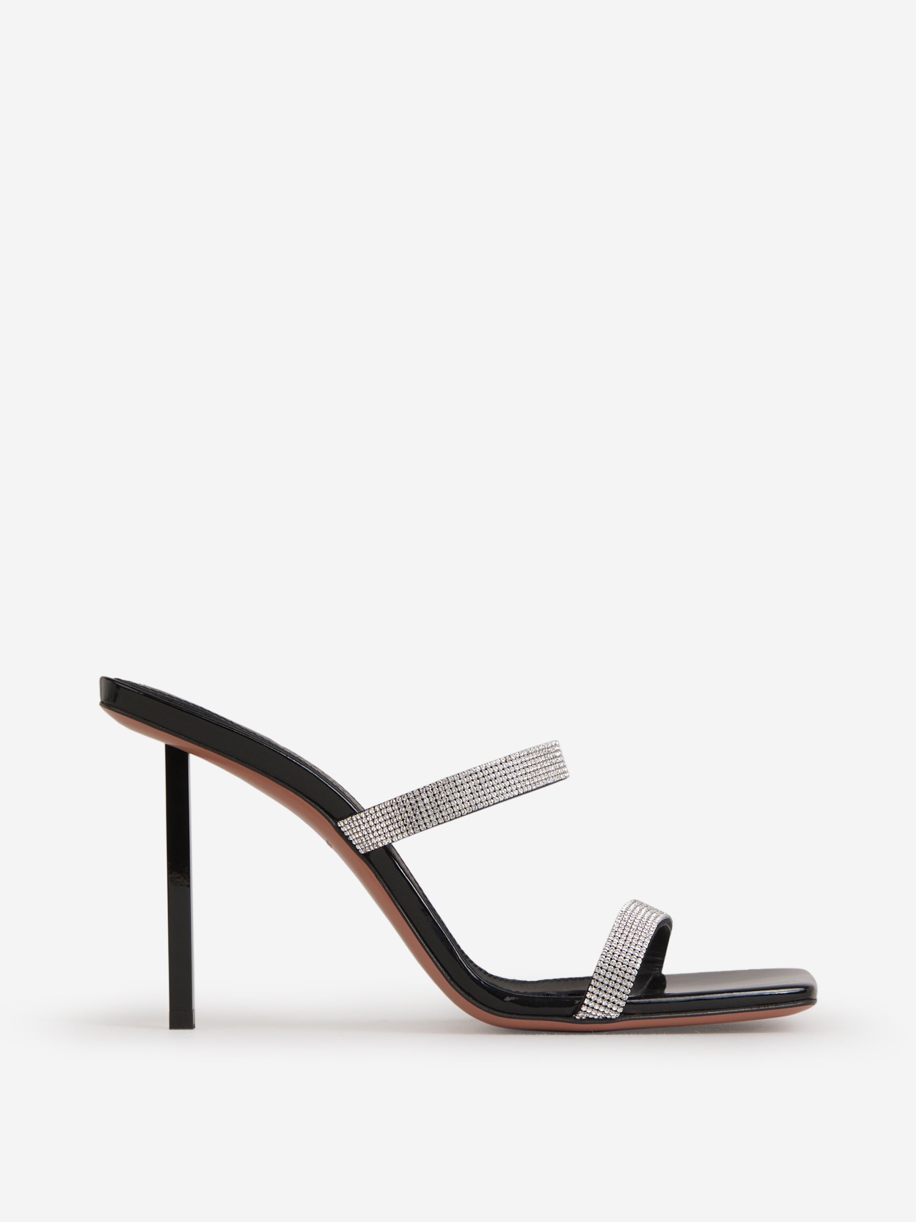 Outlet online Amina Muaddi Mujer Sandalias Rih Aqua color Negro sku 800-004978 01 - Foto 1