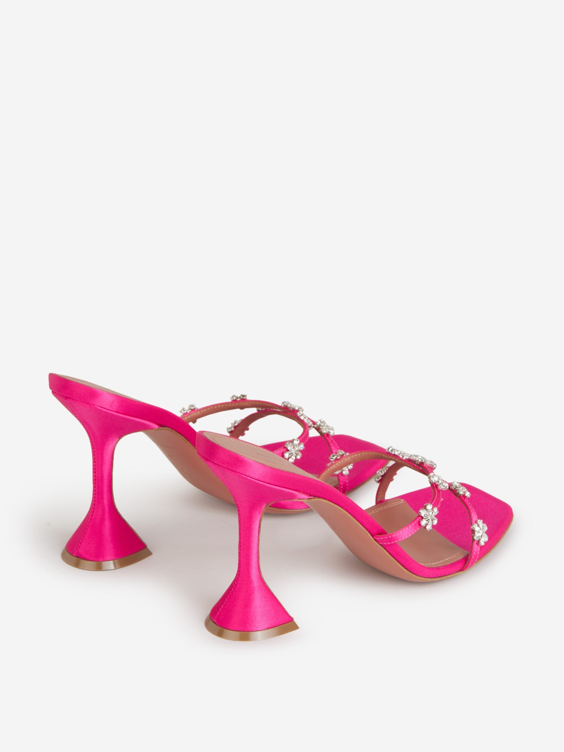 Outlet online Amina Muaddi Mujer Sandalias Lilly Slipper color Fúcsia sku 800-004983 01 - Foto 3