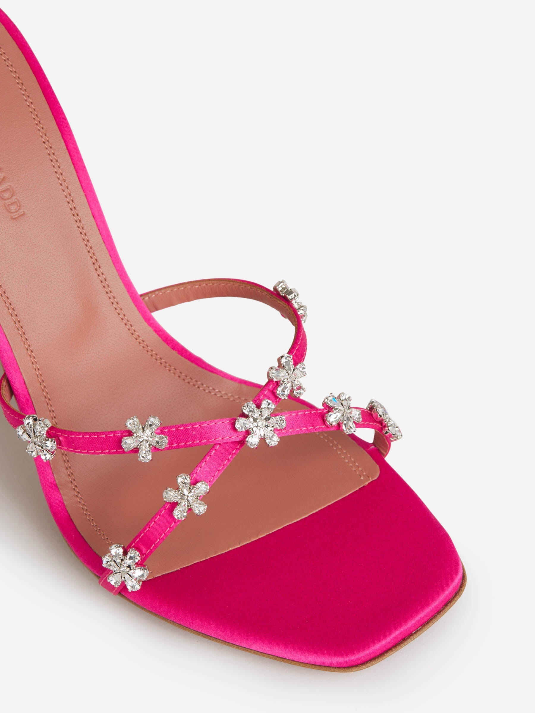 Outlet online Amina Muaddi Mujer Sandalias Lilly Slipper color Fúcsia sku 800-004983 01 - Foto 4