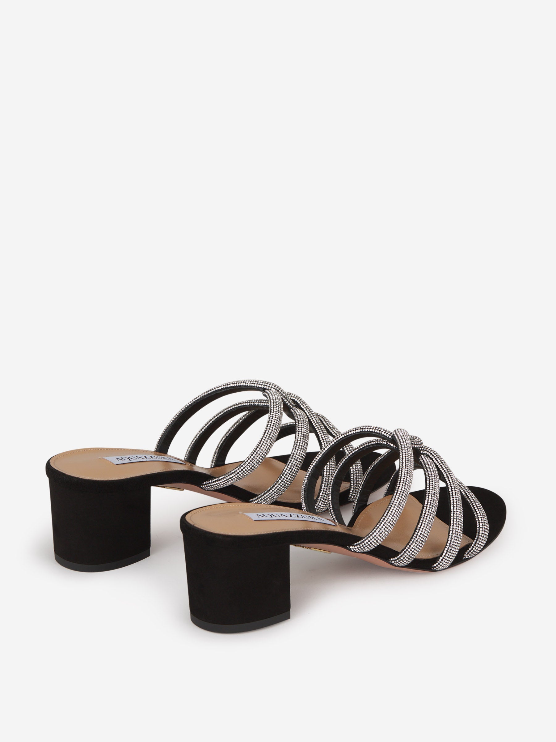 Outlet online Aquazzura Mujer Sandalias Moondust color Negro sku 800-005073 01 - Foto 3