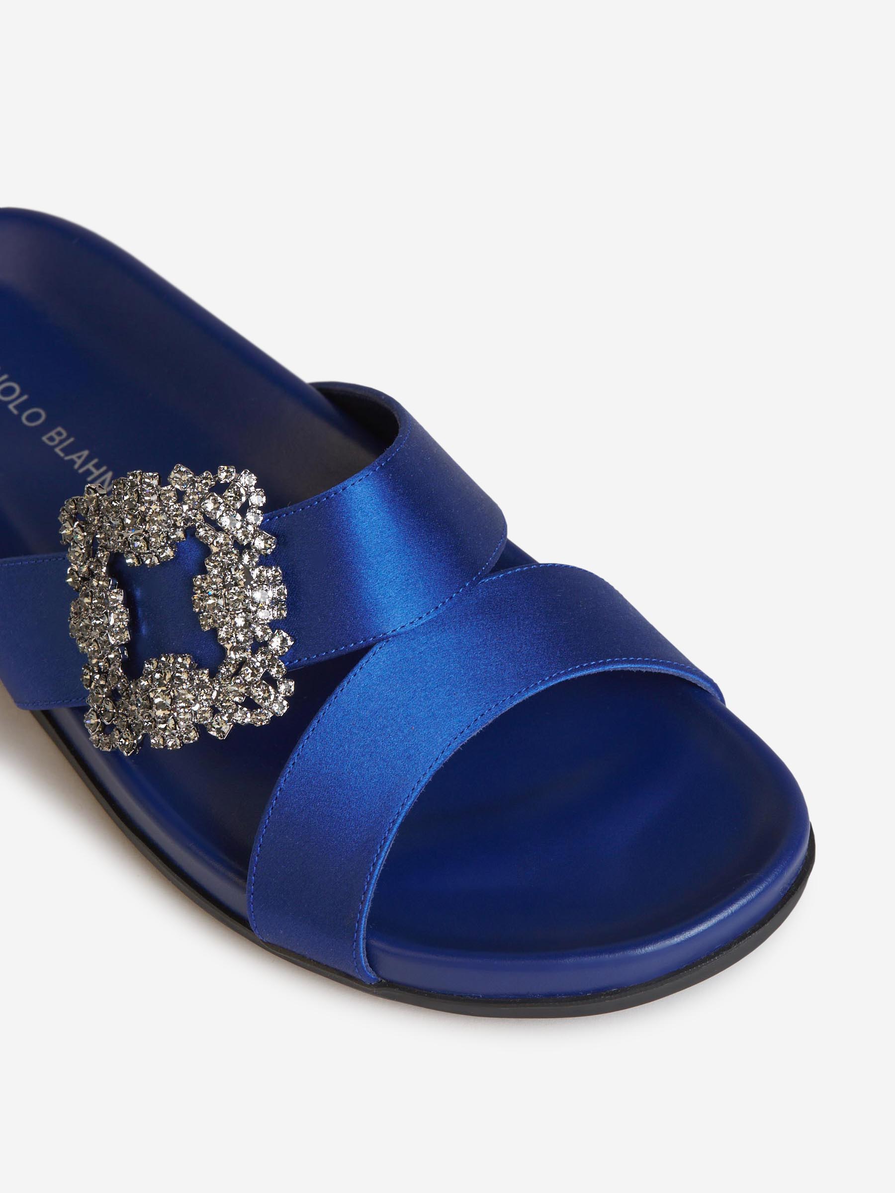 Outlet online Manolo Blahnik Mujer Zapatos Chilanghi color Azul Real sku 800-005113 01 - Foto 5