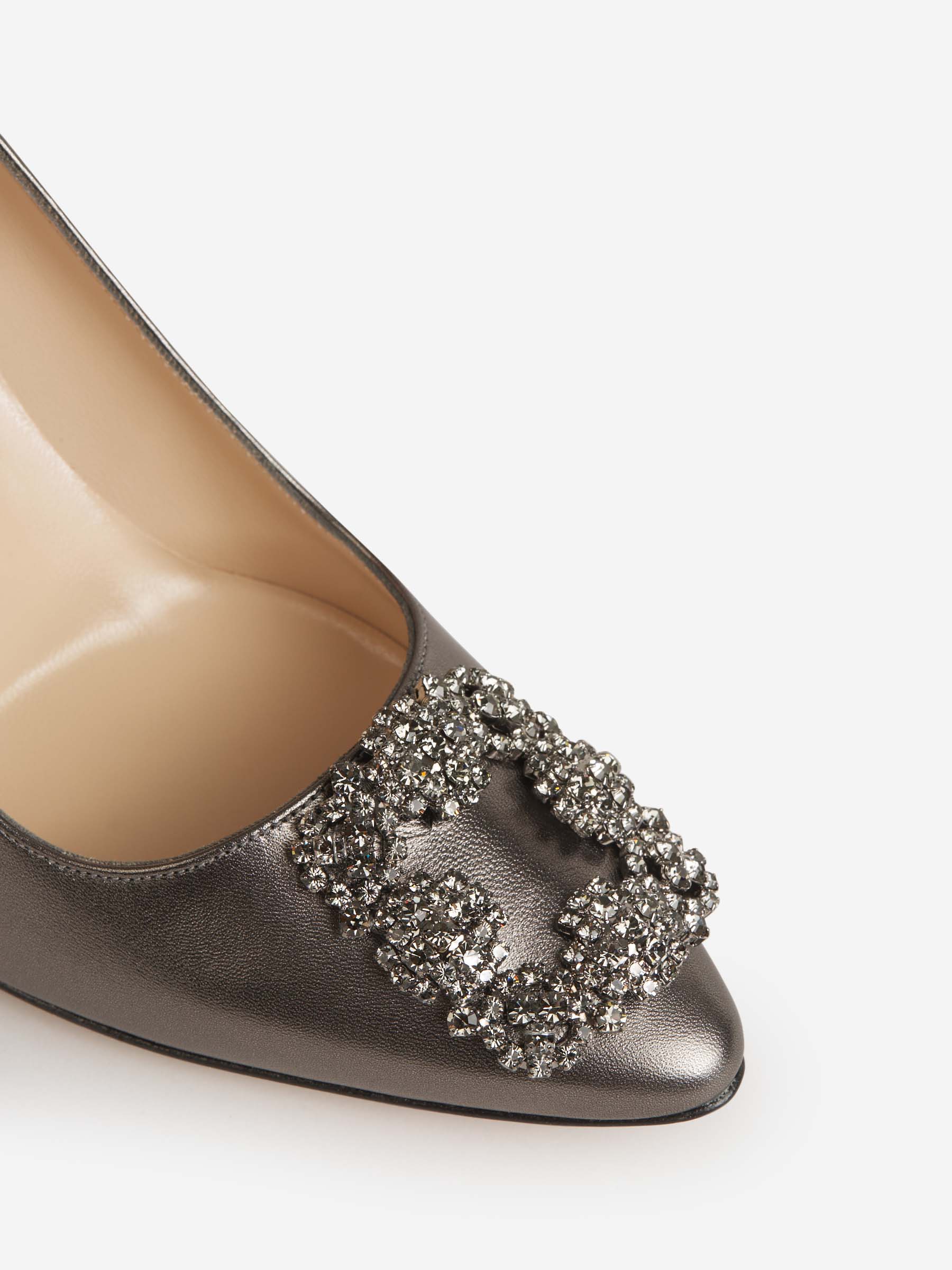 Outlet online Manolo Blahnik Mujer Zapatos Hangisi color Plateado sku 800-005114 01 - Foto 4