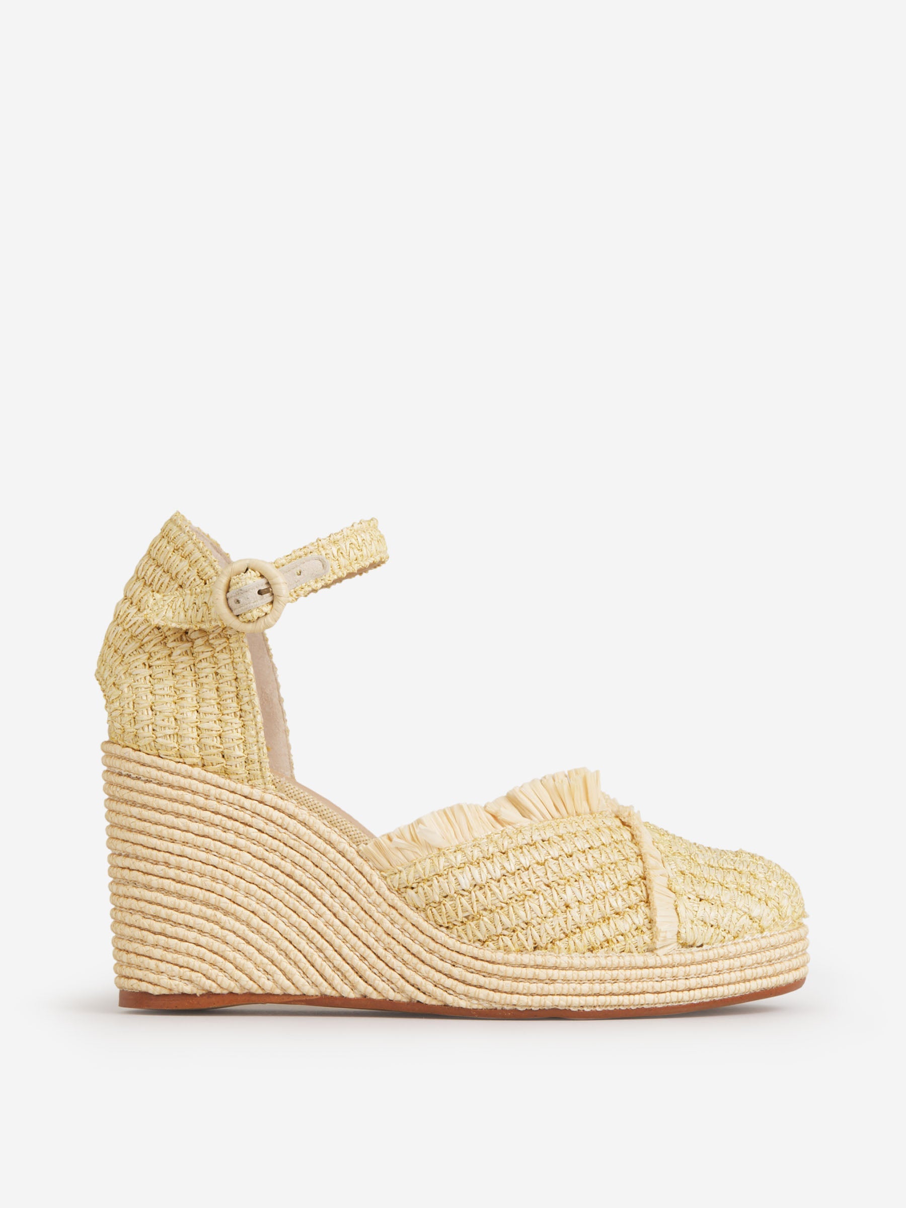 Outlet online Castañer Mujer Alpargatas Corina Rafia color Beis sku 800-005139 01 - Foto 1