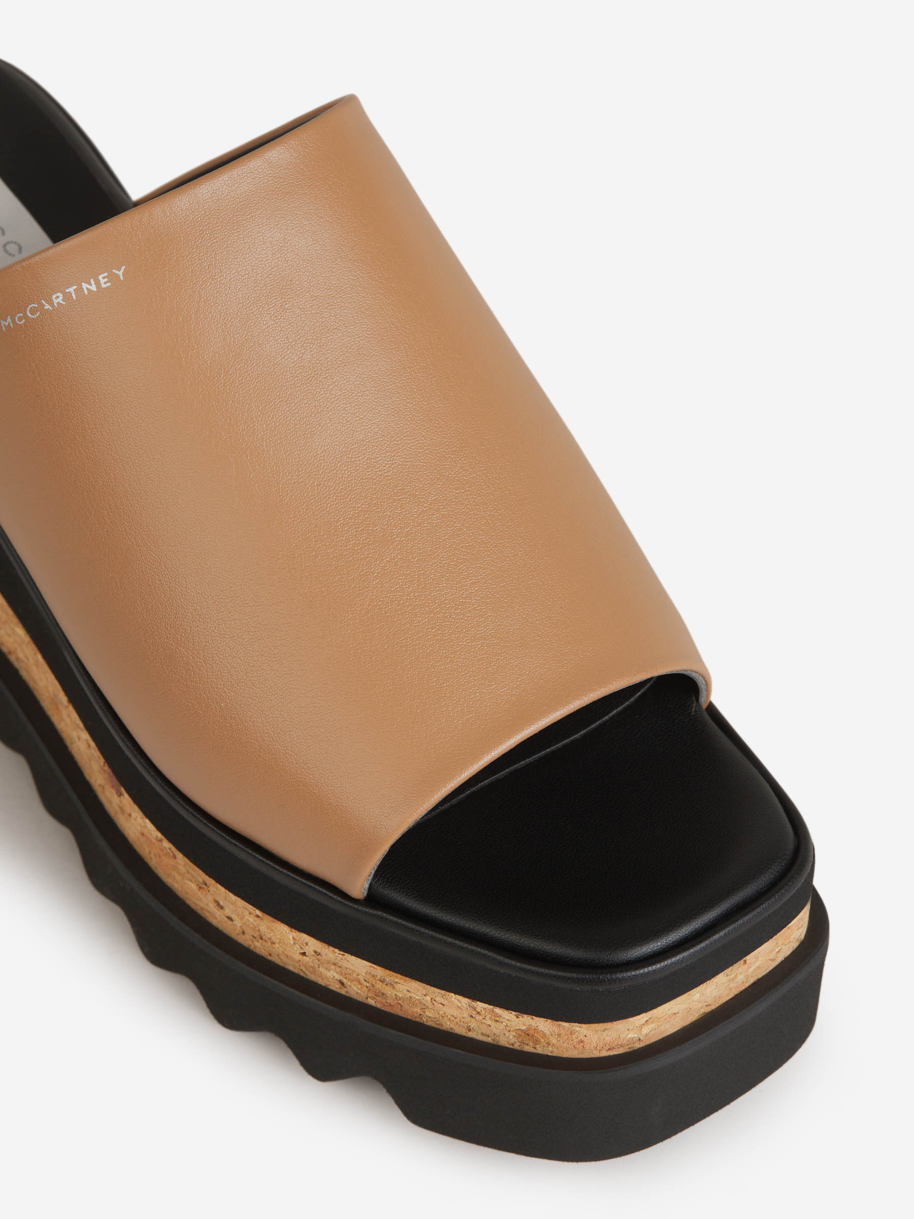 Outlet online Stella McCartney Mujer Sandalias Plataforma Sneak-Elyse color Marrón sku 800-005217 00 - Foto 5