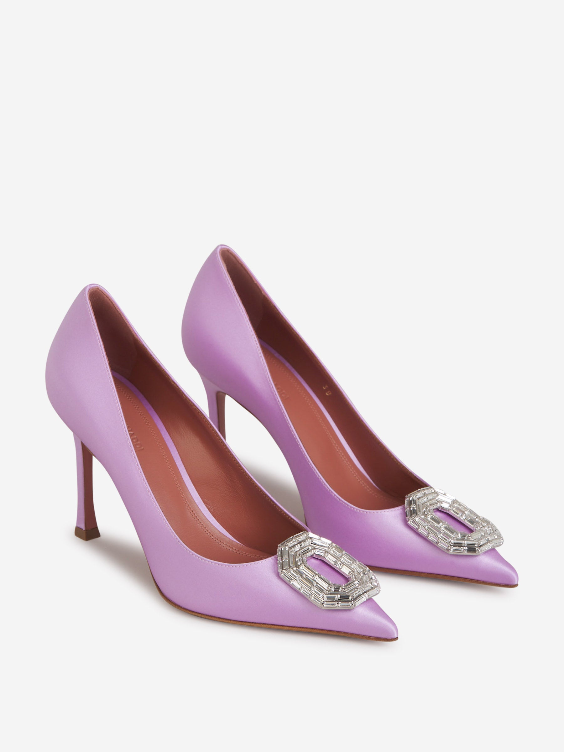 Outlet online Amina Muaddi Mujer Zapatos Camelia color Lila sku 800-005286 01 - Foto 2