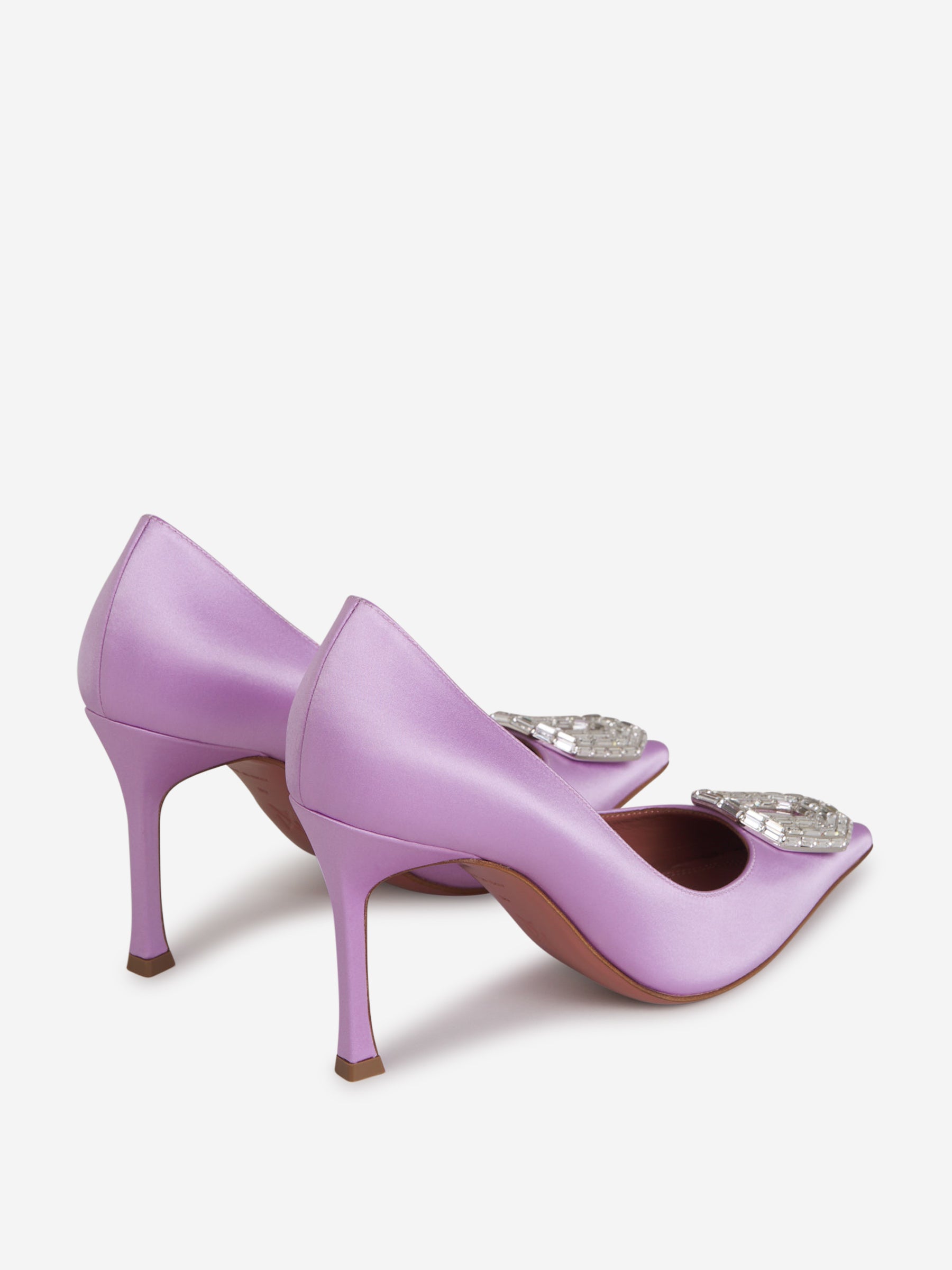 Outlet online Amina Muaddi Mujer Zapatos Camelia color Lila sku 800-005286 01 - Foto 3