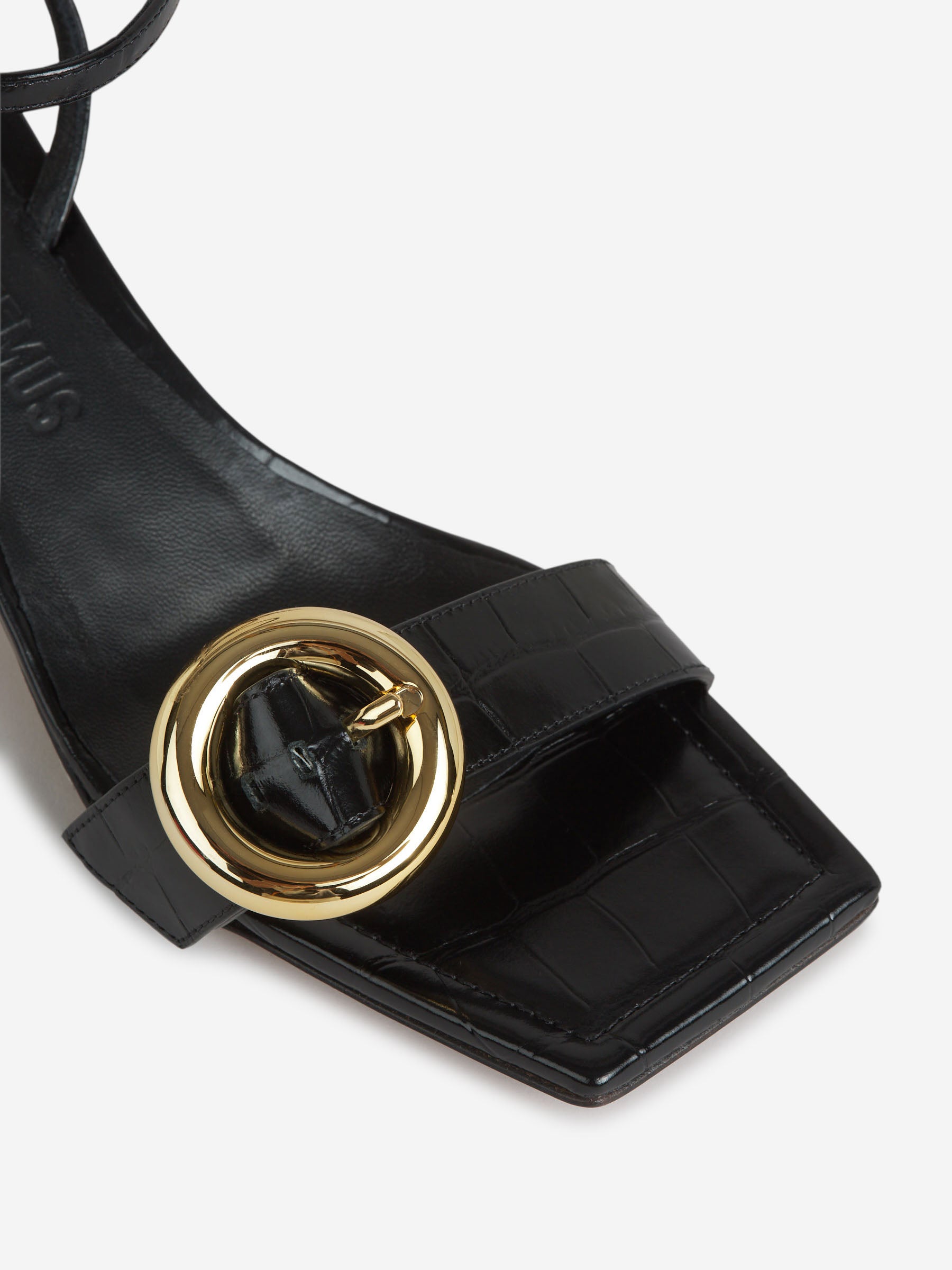 Outlet online Jacquemus Mujer Sandalias Tacón Les sandales Regalo color Negro sku 800-005342 01 - Foto 5