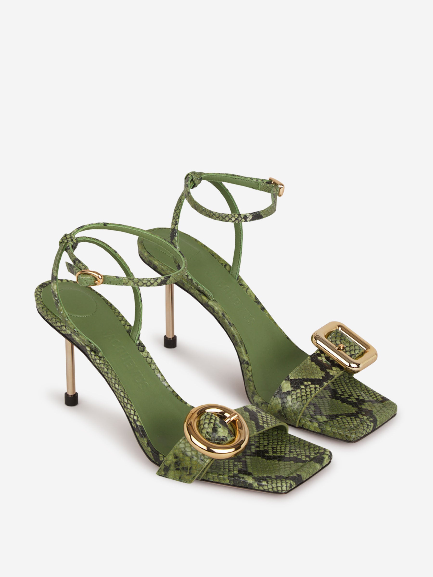 Outlet online Jacquemus Mujer Sandalias Tacón Las sandalias de regalo color Verde sku 800-005344 01 - Foto 2