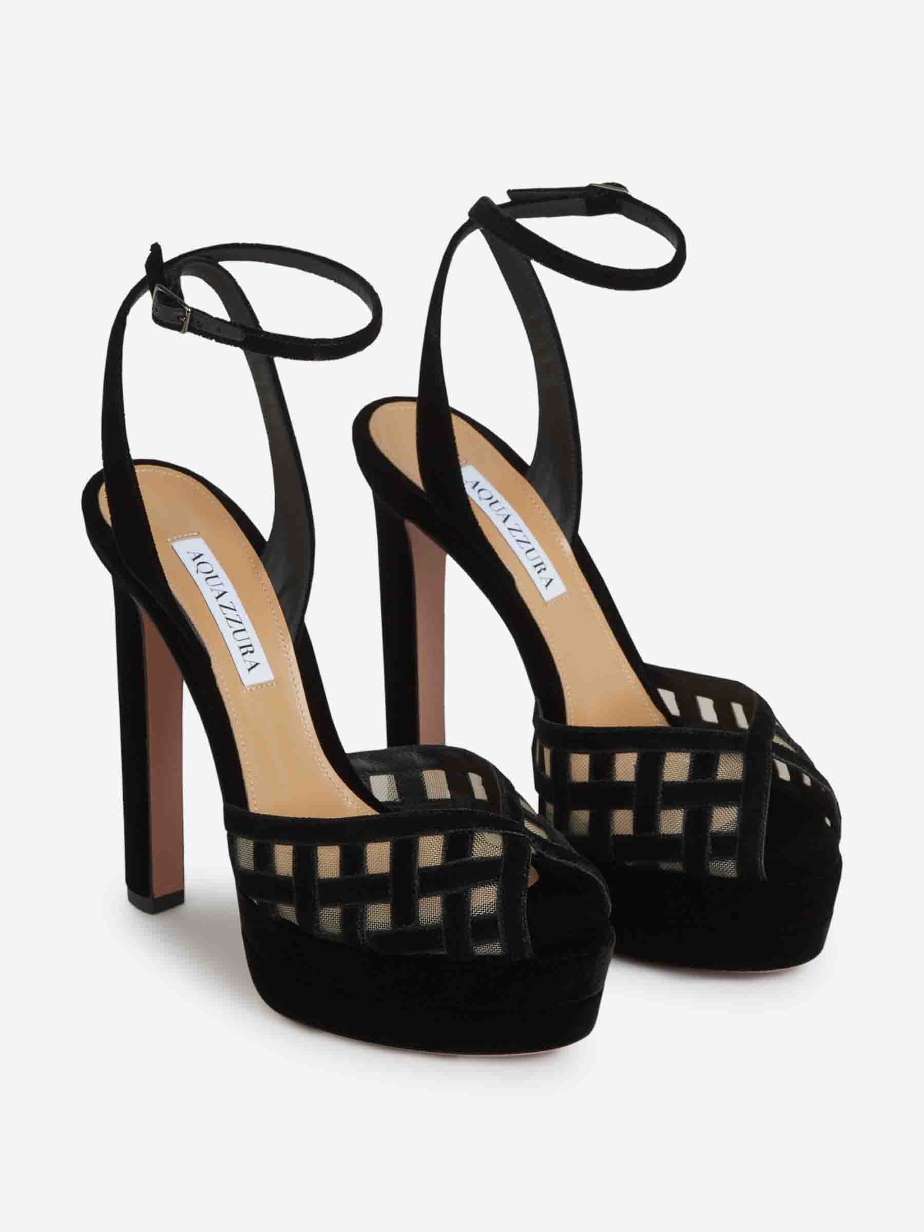 Outlet online Aquazzura Mujer Zapatos Tacón Romance color Negro sku 800-005368 01 - Foto 2