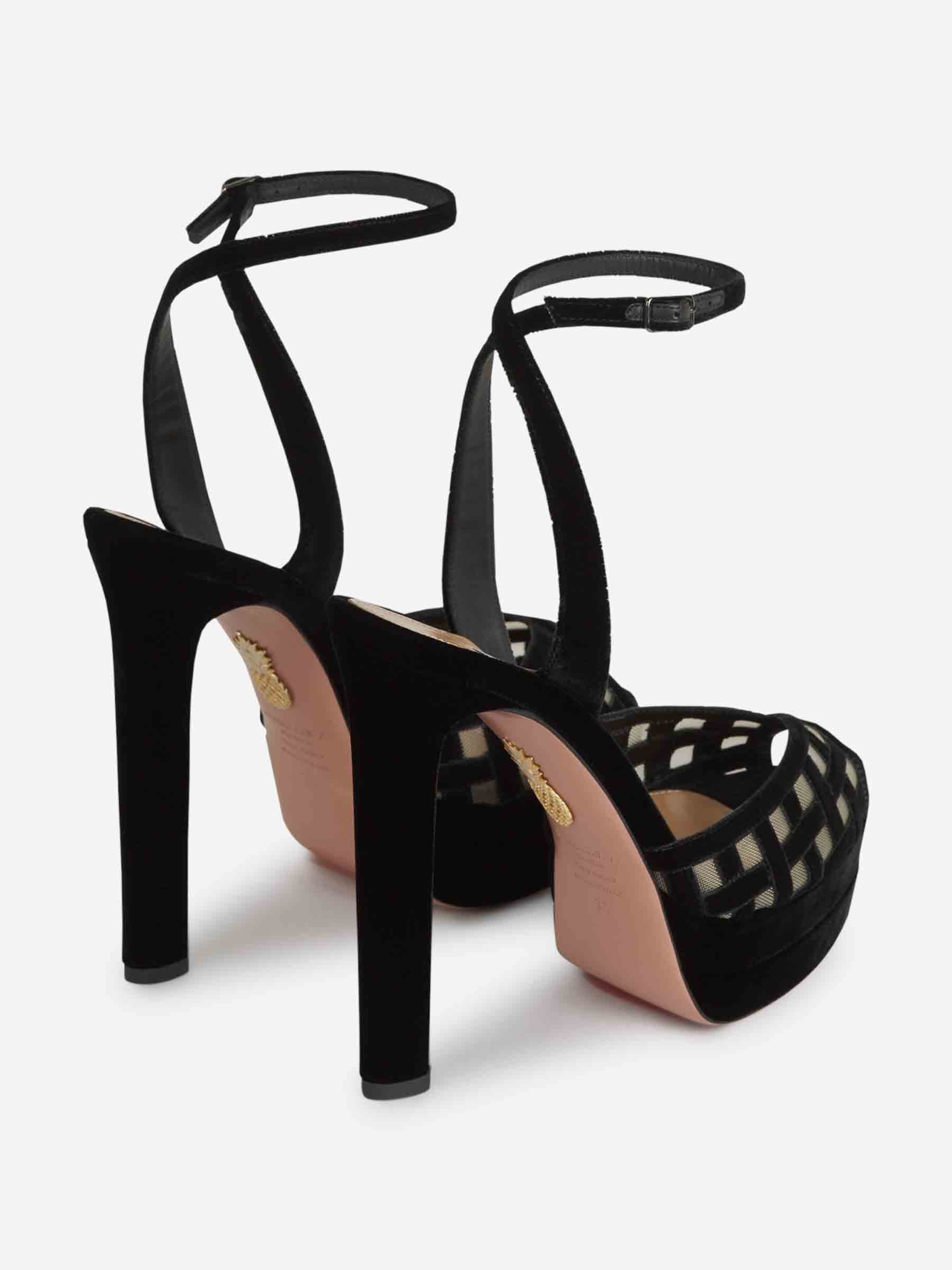 Outlet online Aquazzura Mujer Zapatos Tacón Romance color Negro sku 800-005368 01 - Foto 3