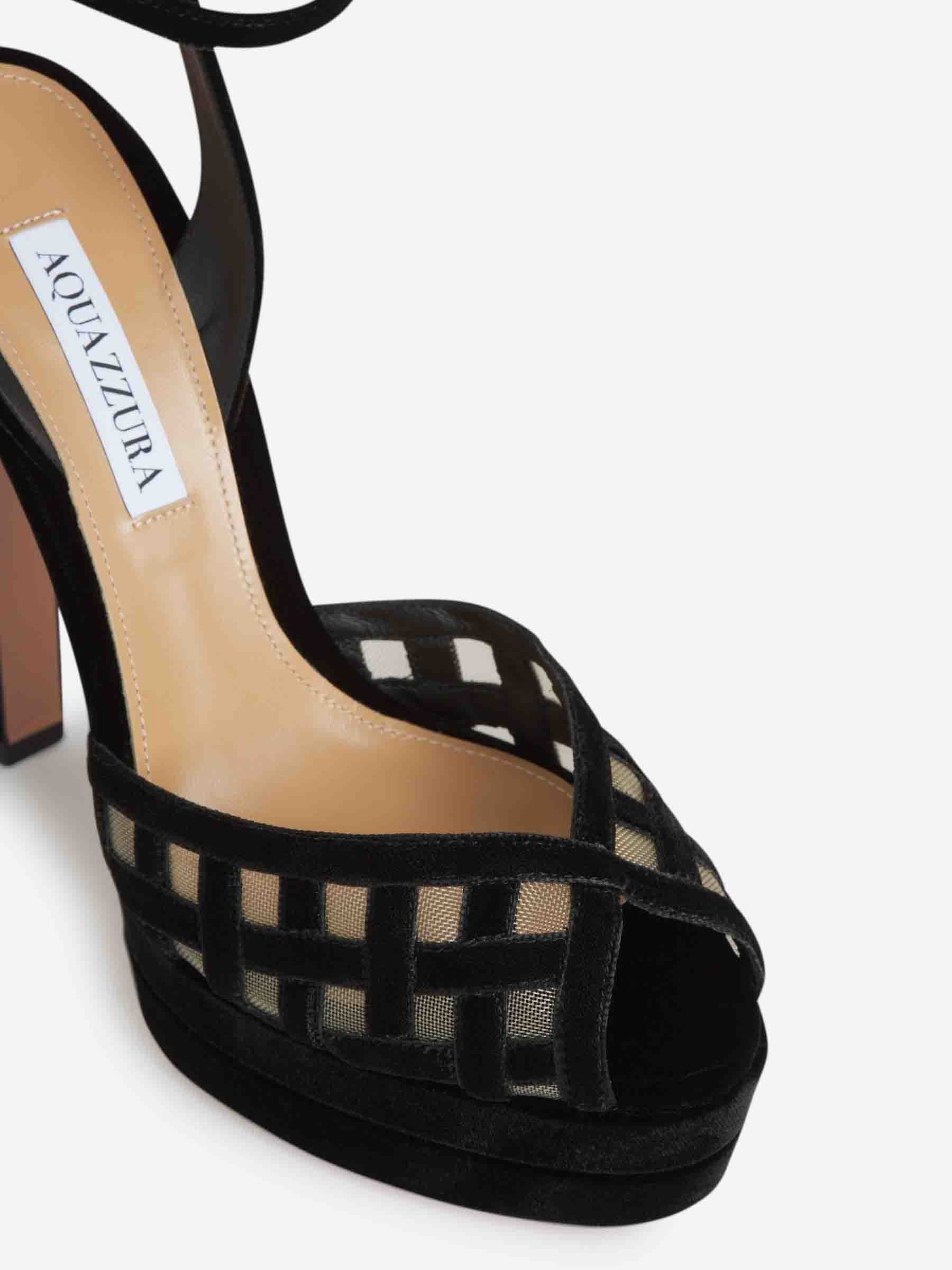 Outlet online Aquazzura Mujer Zapatos Tacón Romance color Negro sku 800-005368 01 - Foto 5