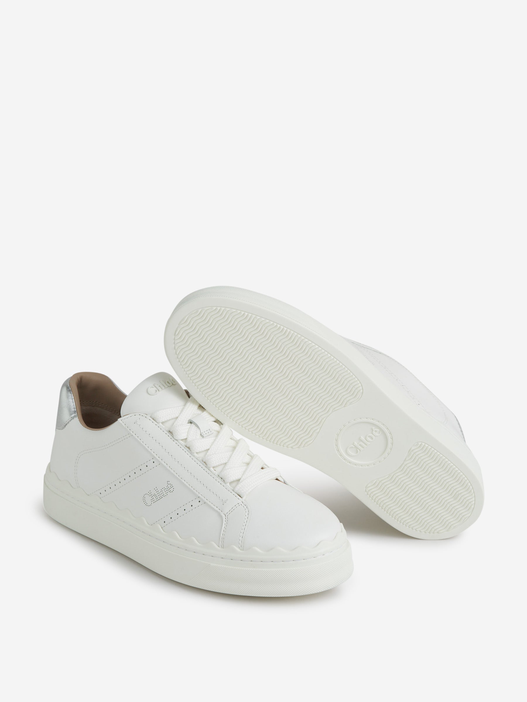 Outlet online Chloé Mujer Sneakers Lauren Piel color Camel sku 800-005374 01 - Foto 4
