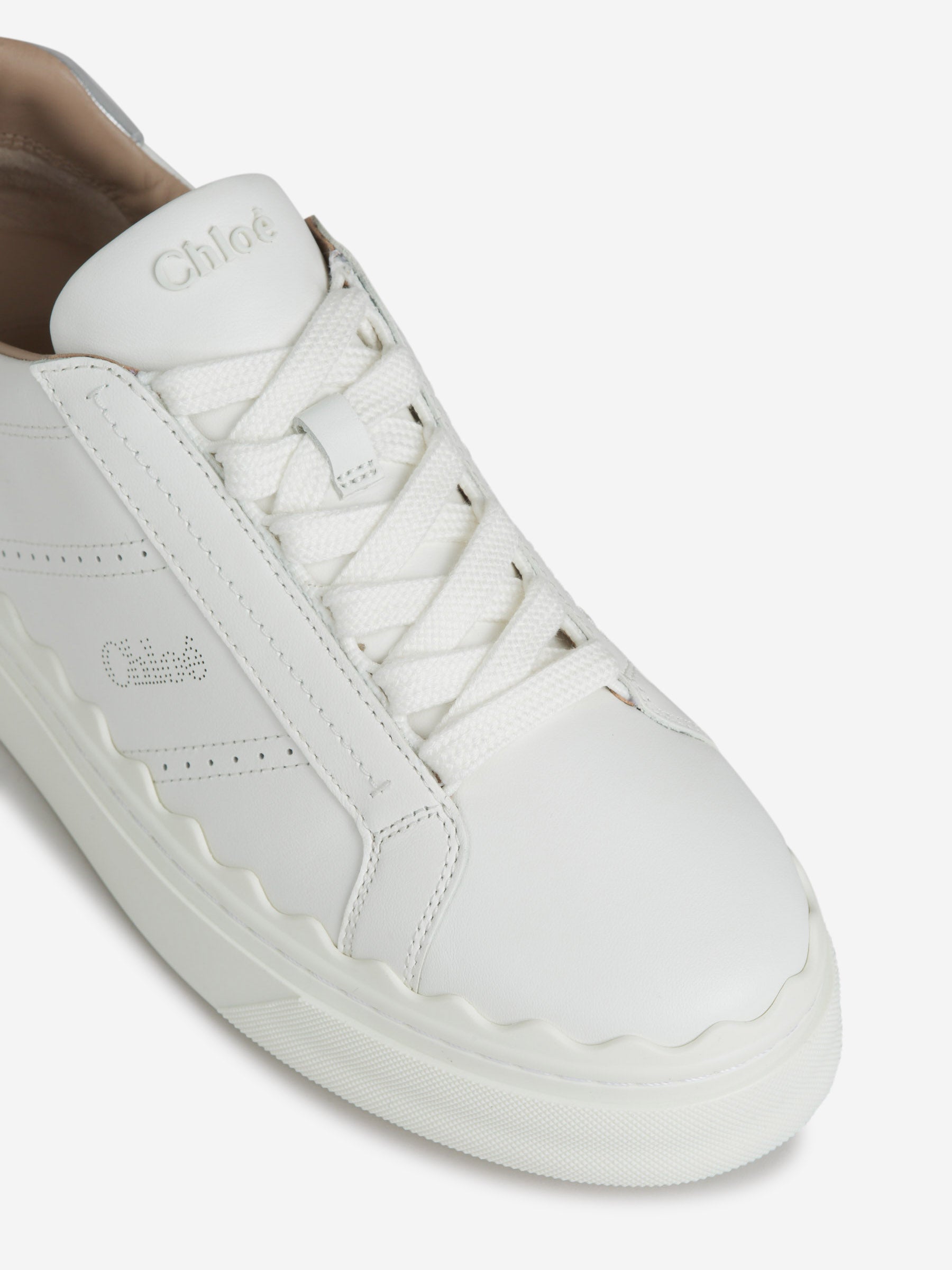Outlet online Chloé Mujer Sneakers Lauren Piel color Camel sku 800-005374 01 - Foto 5