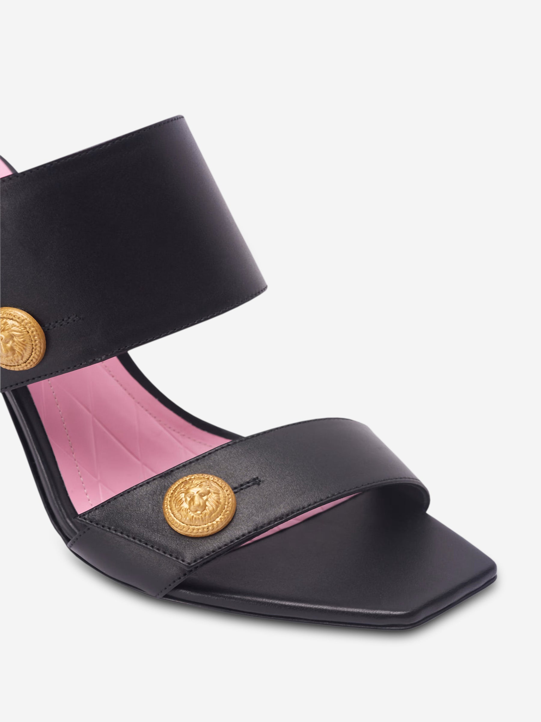 Outlet online Balmain Mujer Sandalias Tacón Eva color Negro sku 800-005397 01 - Foto 8