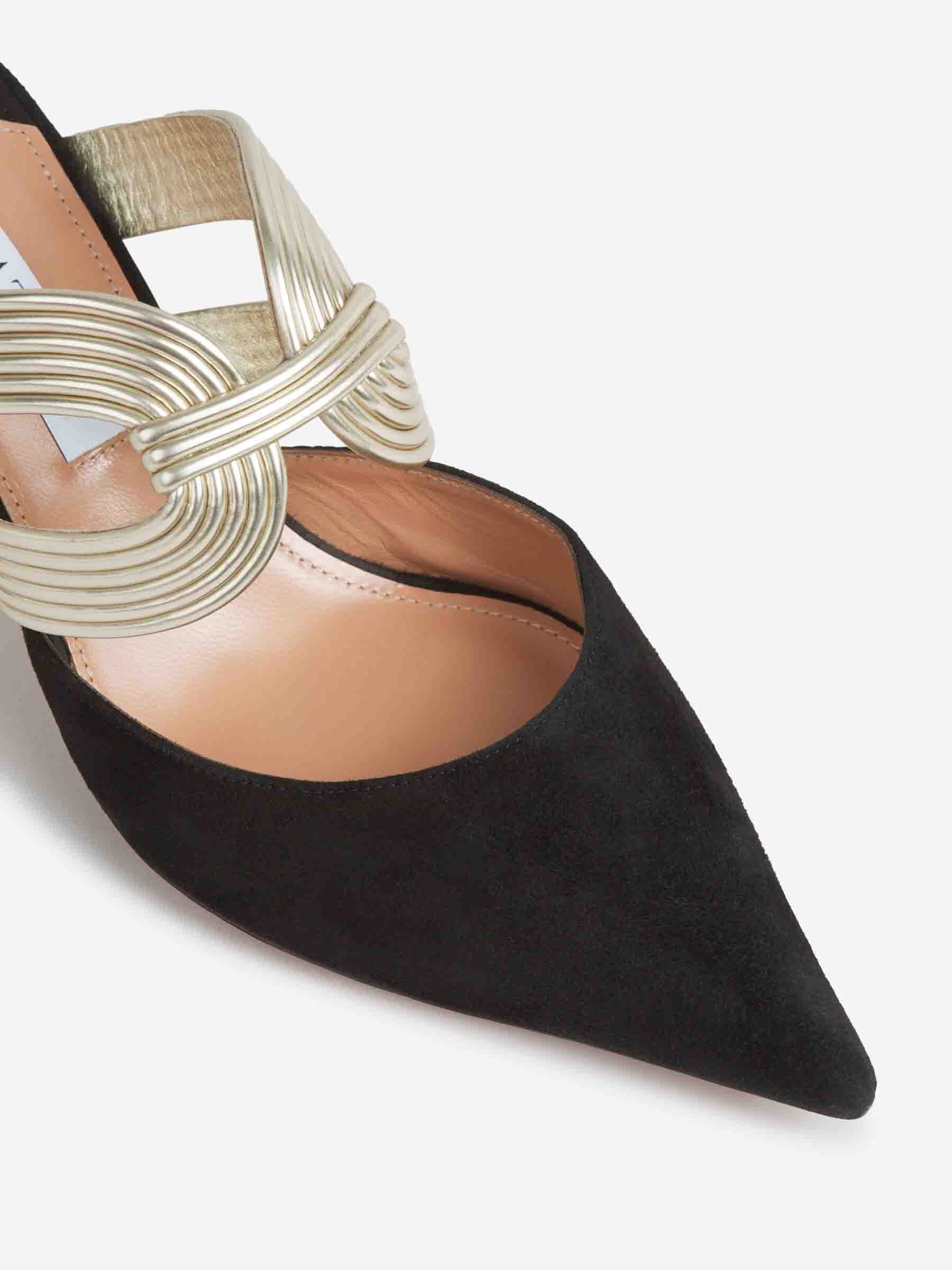 Aquazzura Mujer Barcelona Mules Esencia Tacón color Negro sku 800-005412 01 - Foto 5