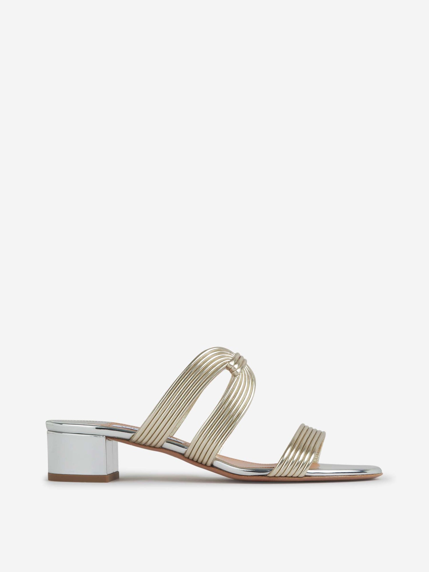 Aquazzura Mujer Barcelona Sandalias Esencia 35 color Dorado sku 800-005413 01 - Foto 1