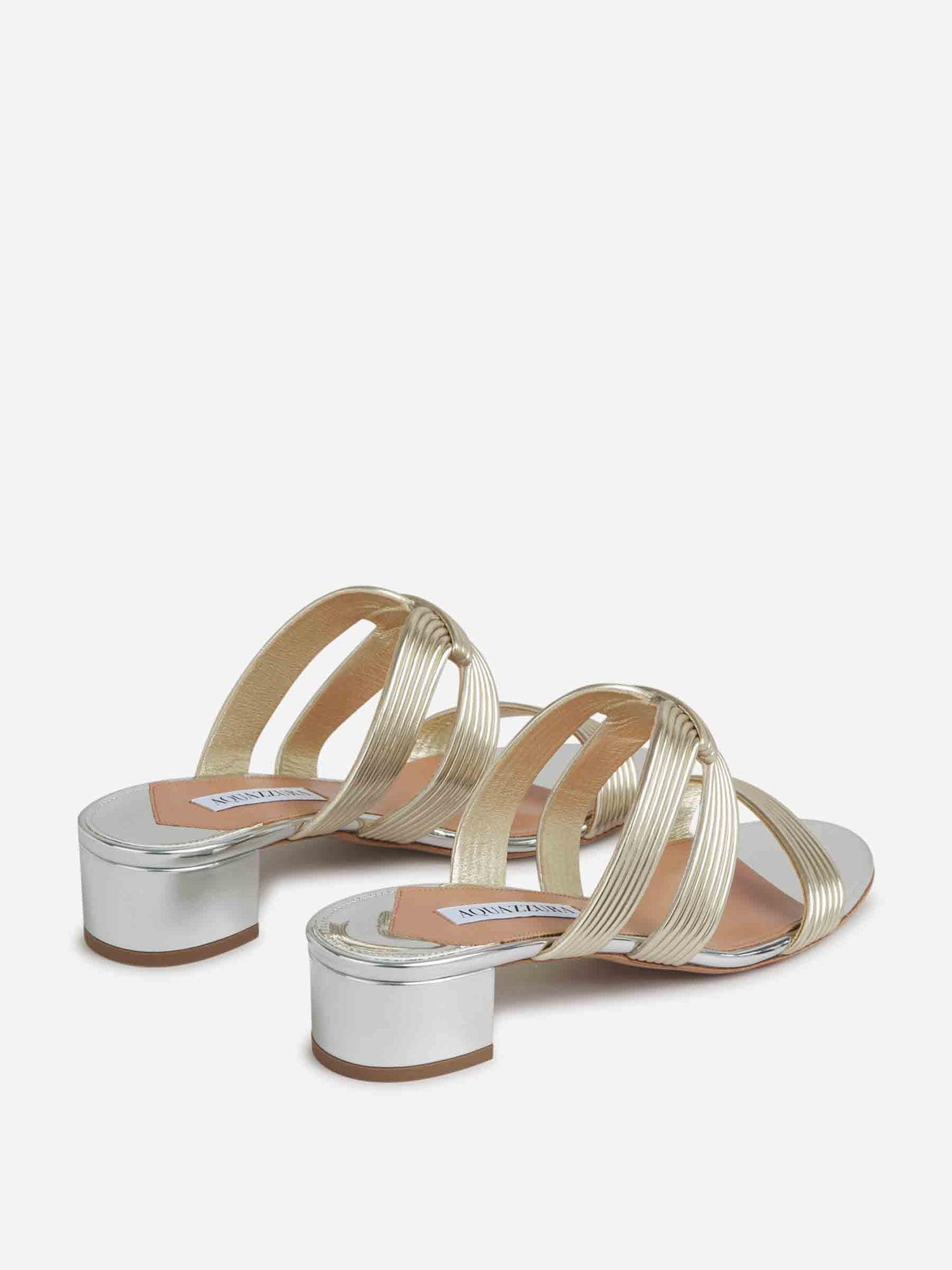 Aquazzura Mujer Barcelona Sandalias Esencia 35 color Dorado sku 800-005413 01 - Foto 3