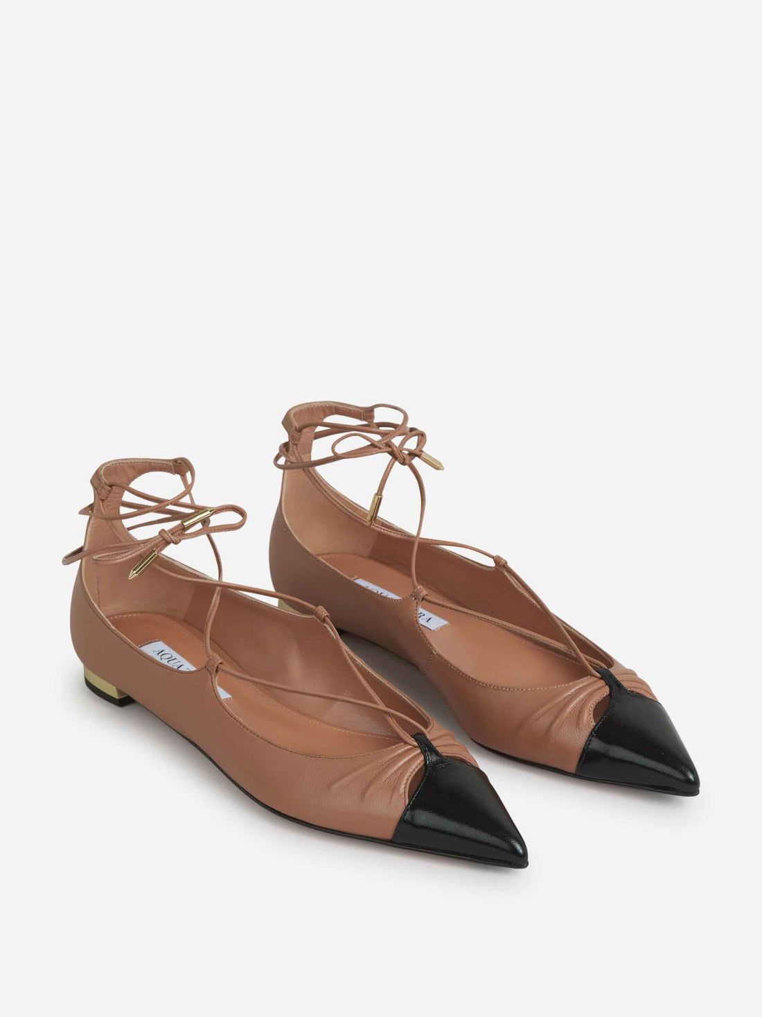 Aquazzura Mujer Barcelona Bailarinas Tiras Gabi color Camel sku 800-005415 01 - Foto 2