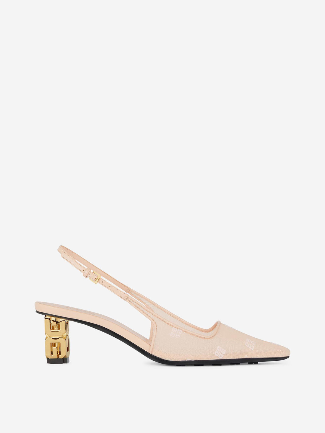 Outlet online Givenchy Mujer Slingbacks Tacon G Cube color Nude sku 800-005443 01 - Foto 1