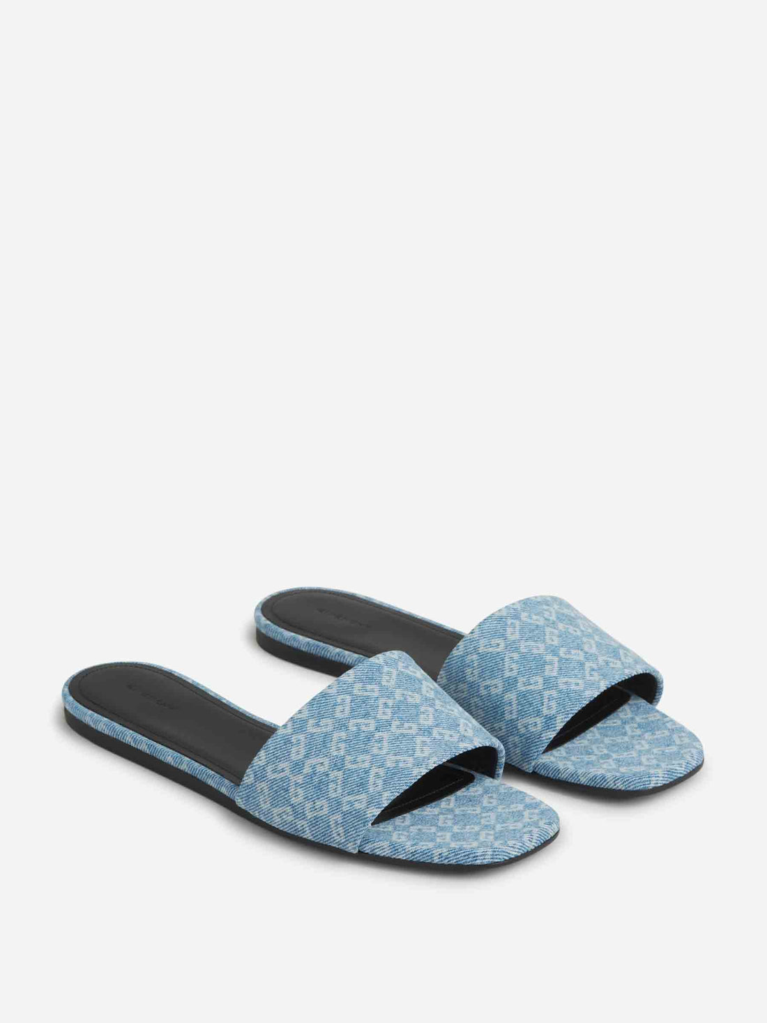 Givenchy Mujer Barcelona Mules Planos Monogram color Azul Denim Claro sku 800-005445 01 - Foto 2