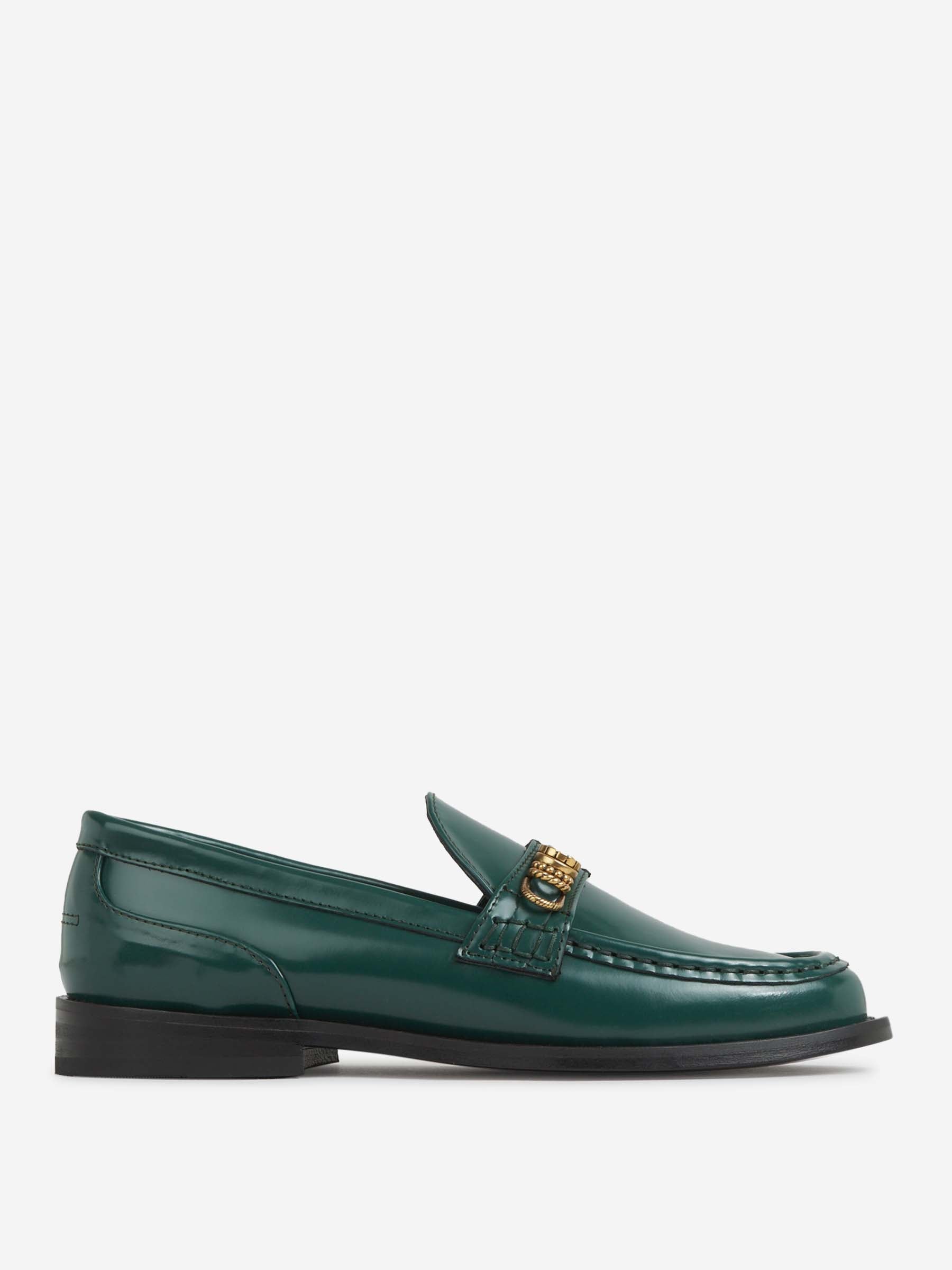 Outlet online Dorothee Schumacher Mujer Mocasines Modern Shine color Verde Oscuro sku 800-005447 01 - Foto 1