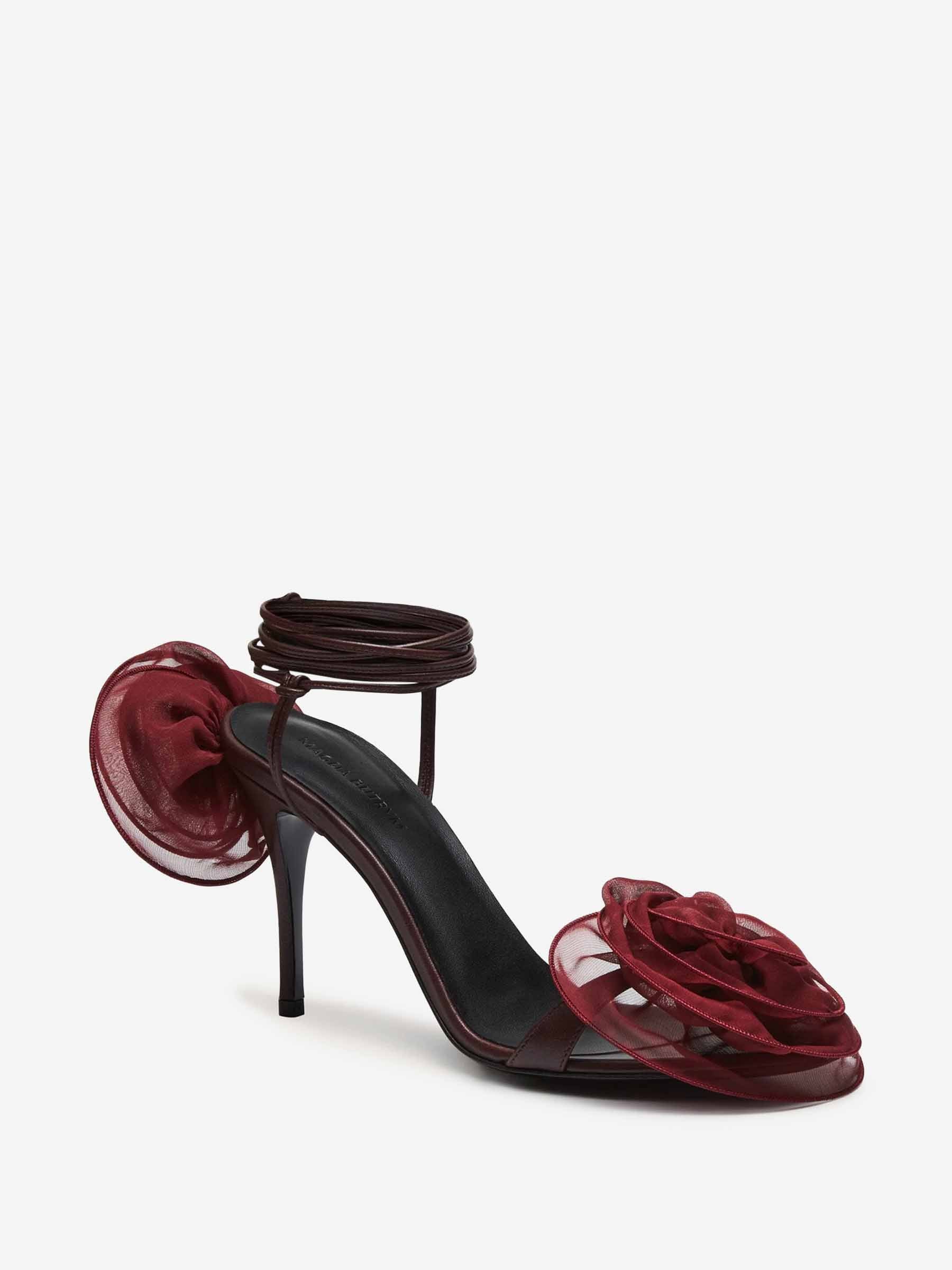 Outlet online Magda Butrym Mujer Sandalias Doble Flor color Burdeos sku 800-005462 01 - Foto 3