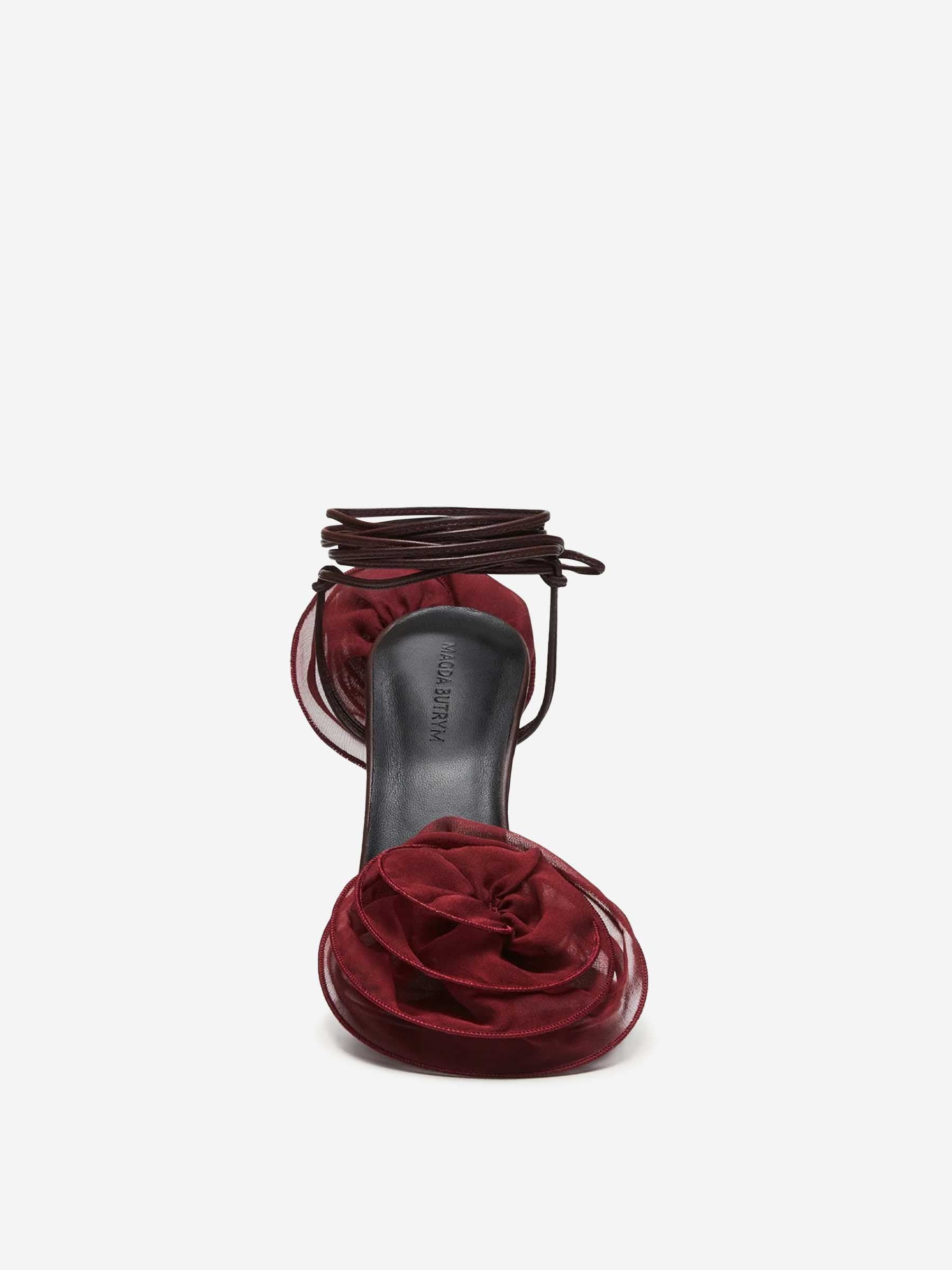 Outlet online Magda Butrym Mujer Sandalias Doble Flor color Burdeos sku 800-005462 01 - Foto 4