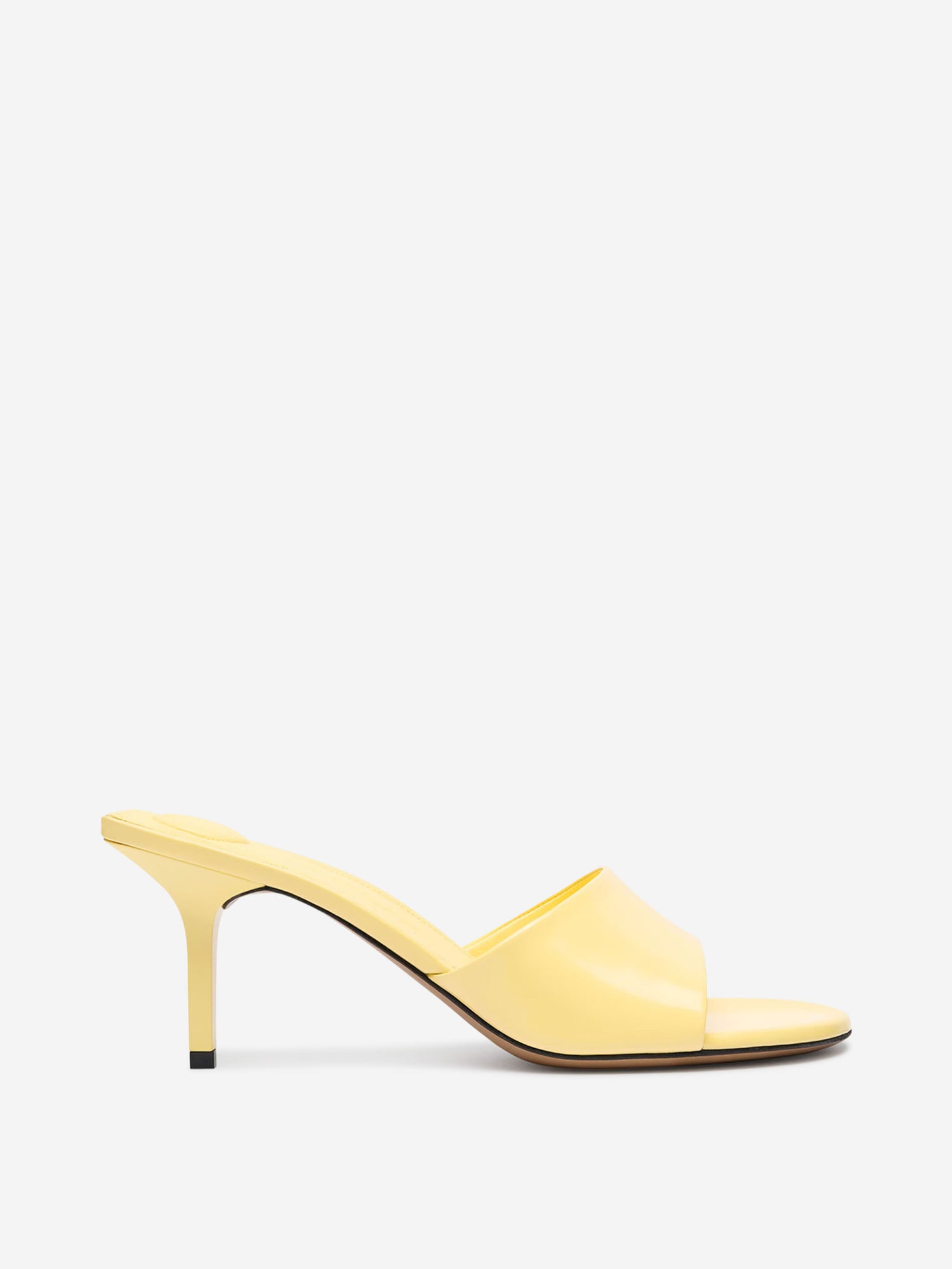 Jacquemus Mujer Barcelona Mules Tacón Cubisto color Amarillo Claro sku 800-005480 00 - Foto 1