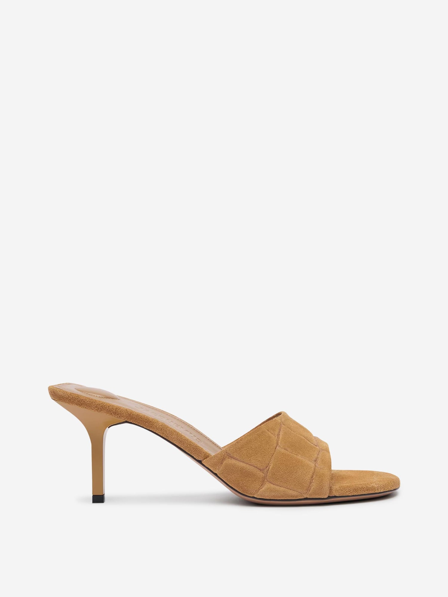 Jacquemus Mujer Barcelona Mules Tacón Cubisto color Camel sku 800-005481 00 - Foto 1