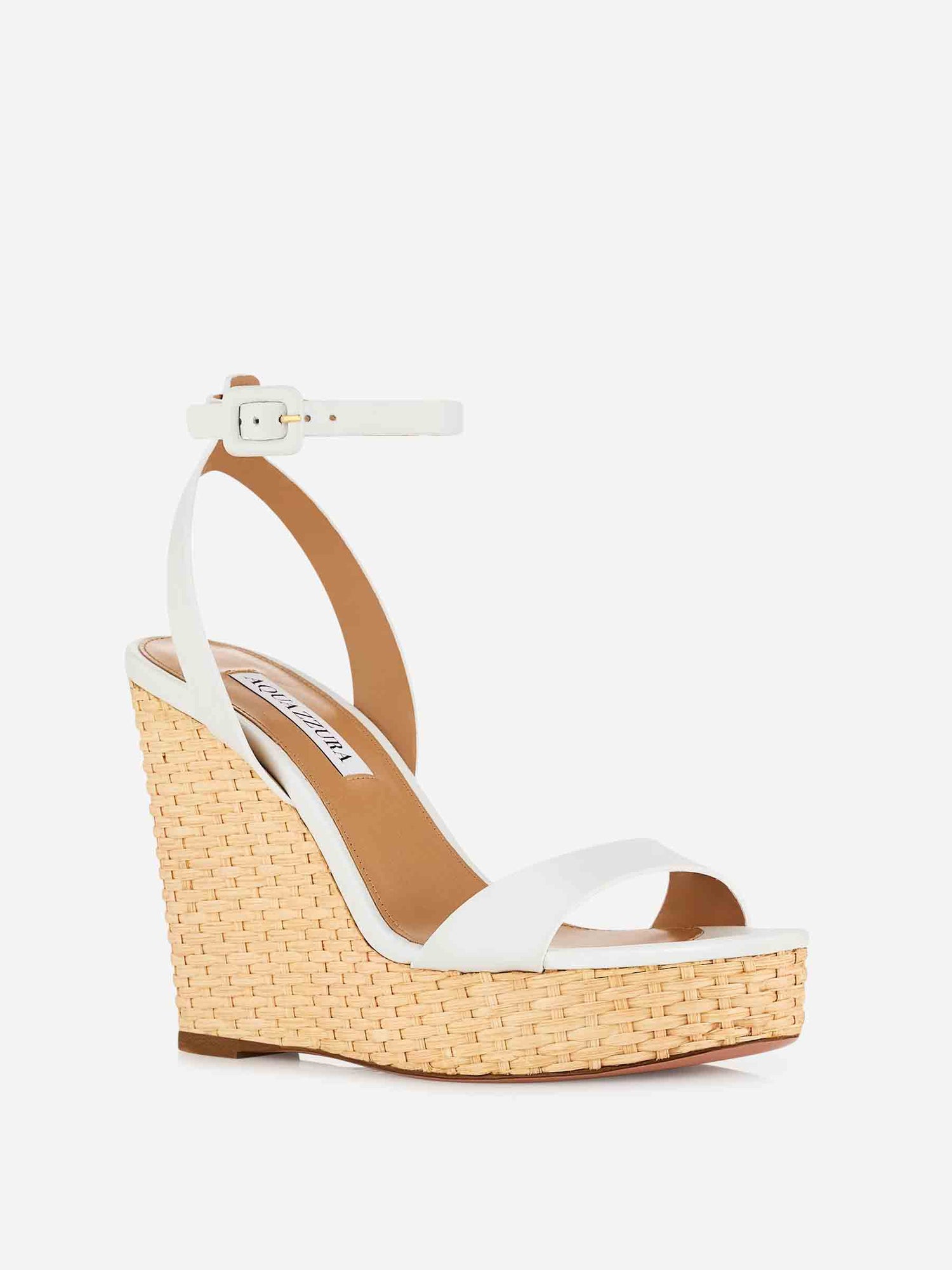 Aquazzura Mujer Barcelona Cuñas Sunseeker Wedge 110 color Blanco sku 800-005486 01 - Foto 2