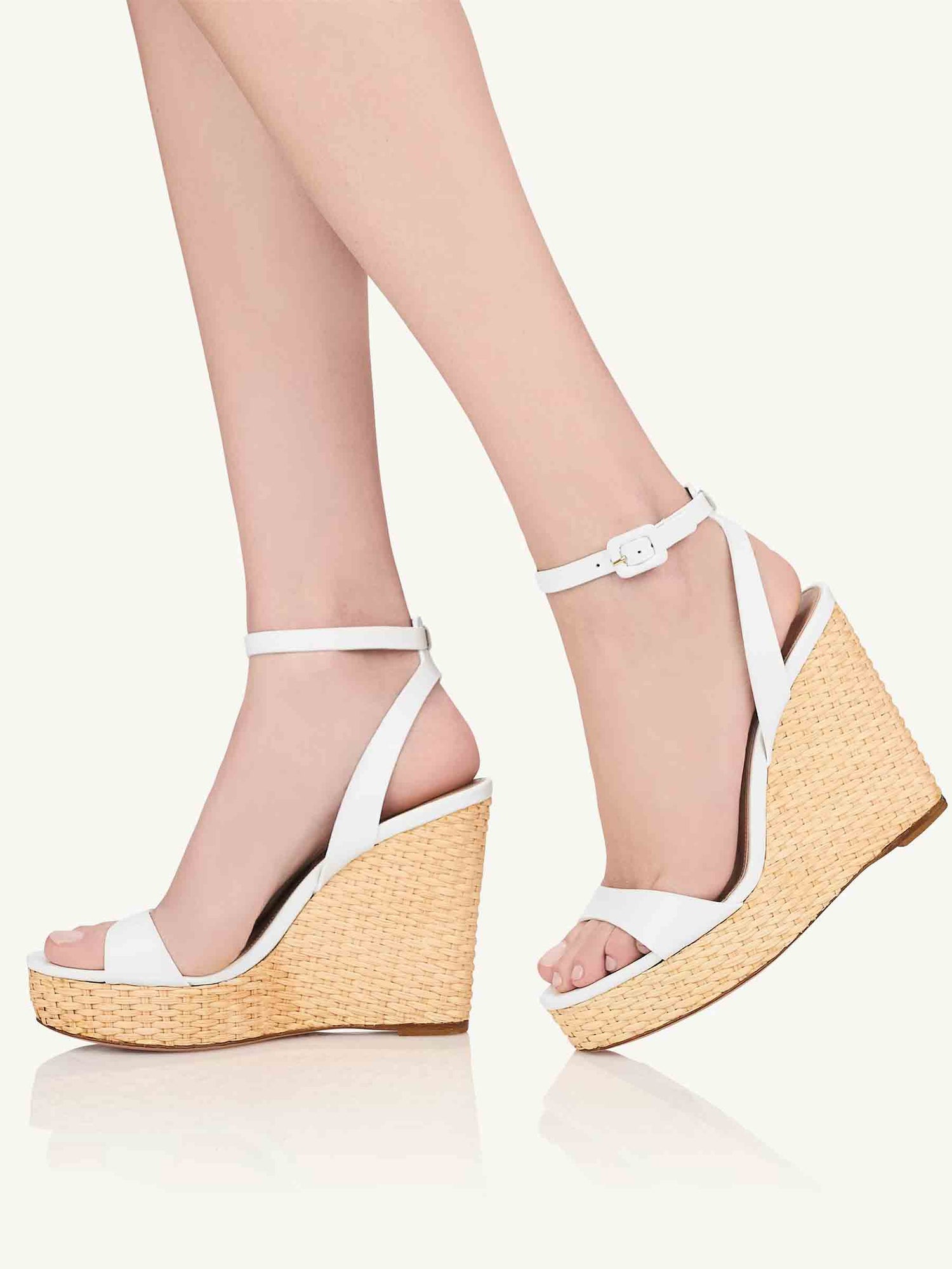 Aquazzura Mujer Barcelona Cuñas Sunseeker Wedge 110 color Blanco sku 800-005486 01 - Foto 3