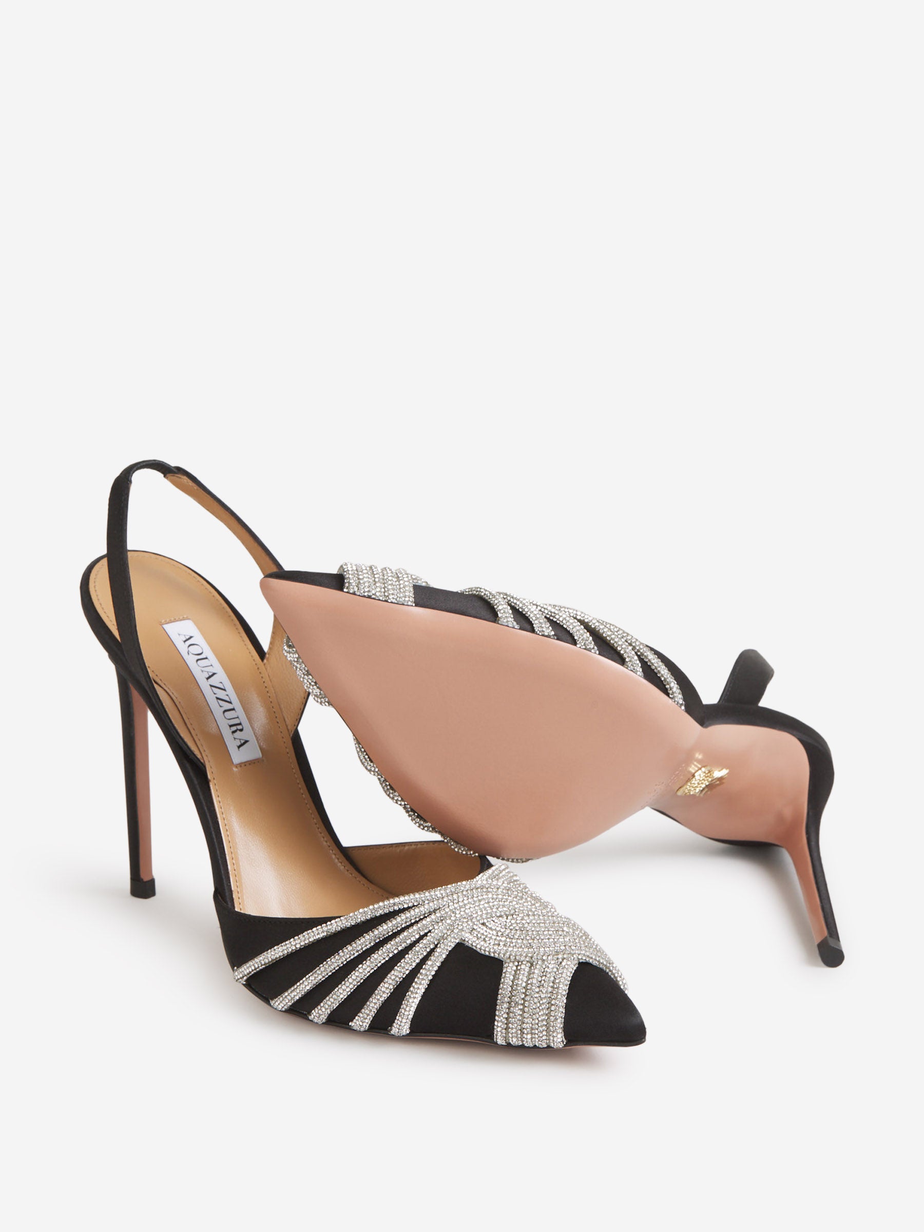 Aquazzura Mujer Barcelona Zapatos Tacón Gatsby color Negro sku 800-005500 01 - Foto 5